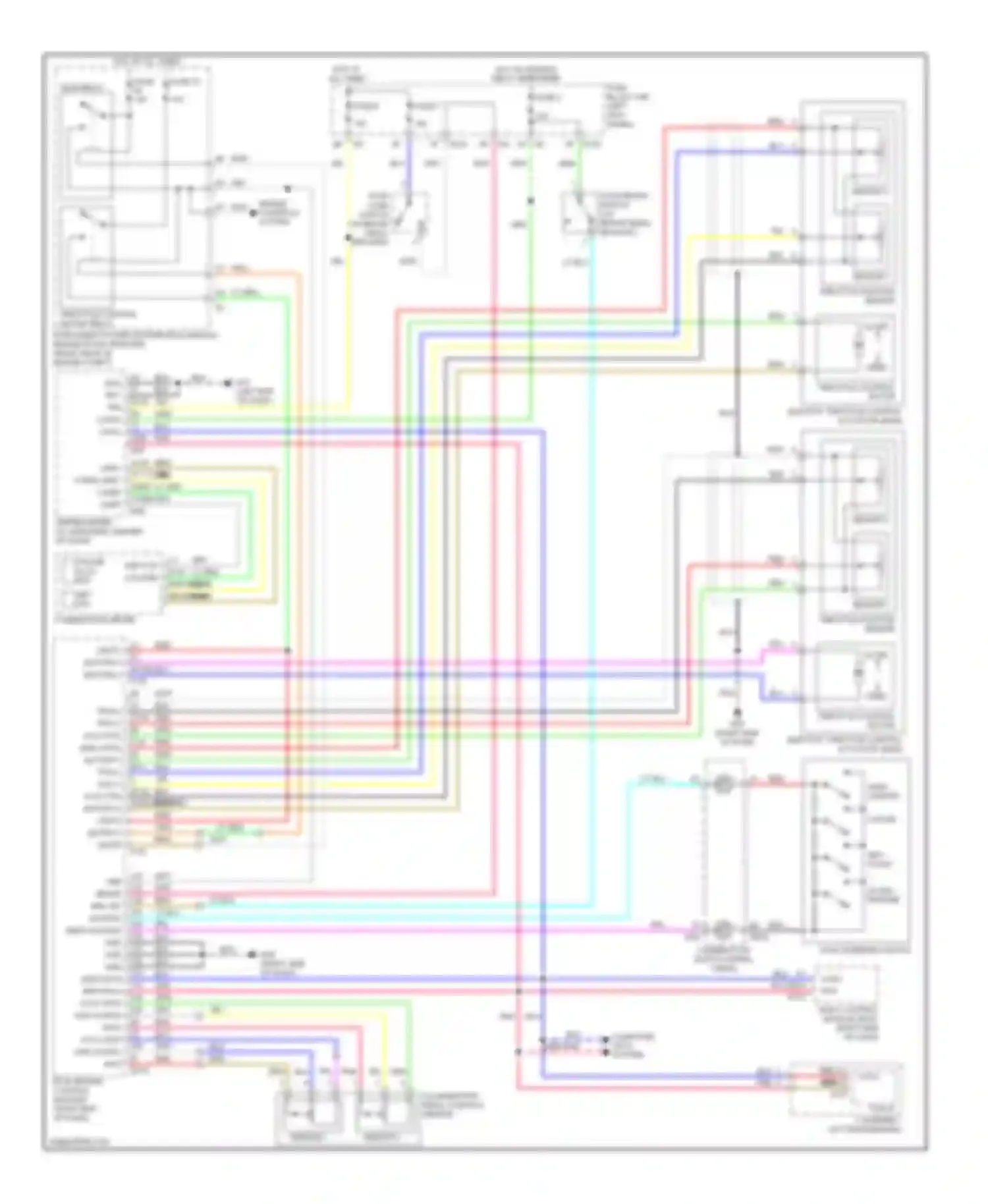 Wiring diagram engine controls system for Infiniti FX35 II (2008-2011) (3 of 4)