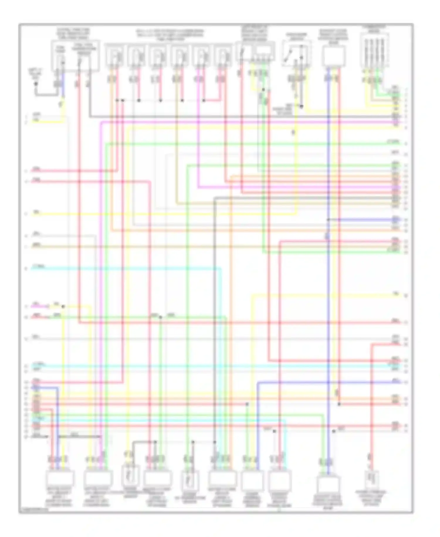Wiring diagram engine oil temperature sensor for Infiniti FX35 II (2008-2011) (1 of 1)