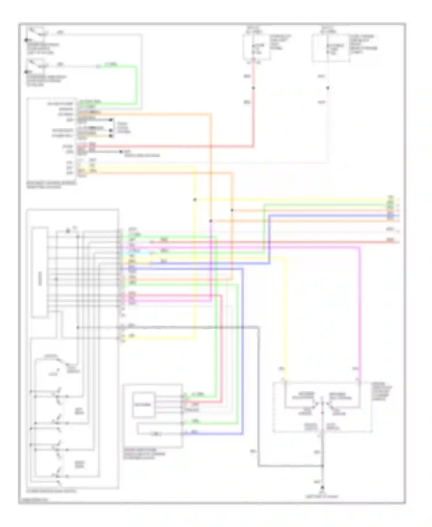 Wiring diagram fuse 10 panel) for Infiniti FX35 II (2008-2011) (2 of 2)