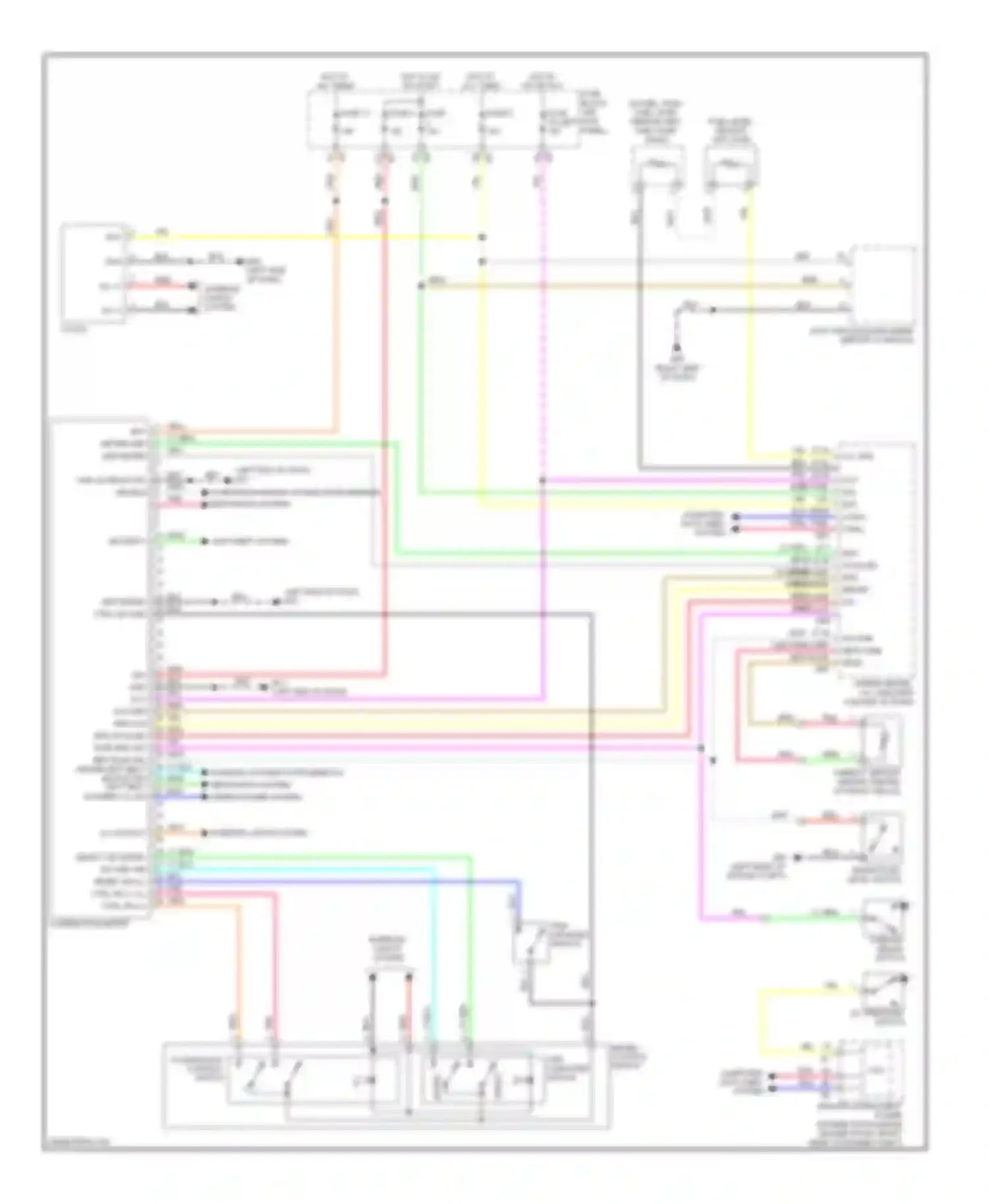 Wiring diagram fuse 11 for Infiniti FX35 II (2008-2011) (6 of 9)