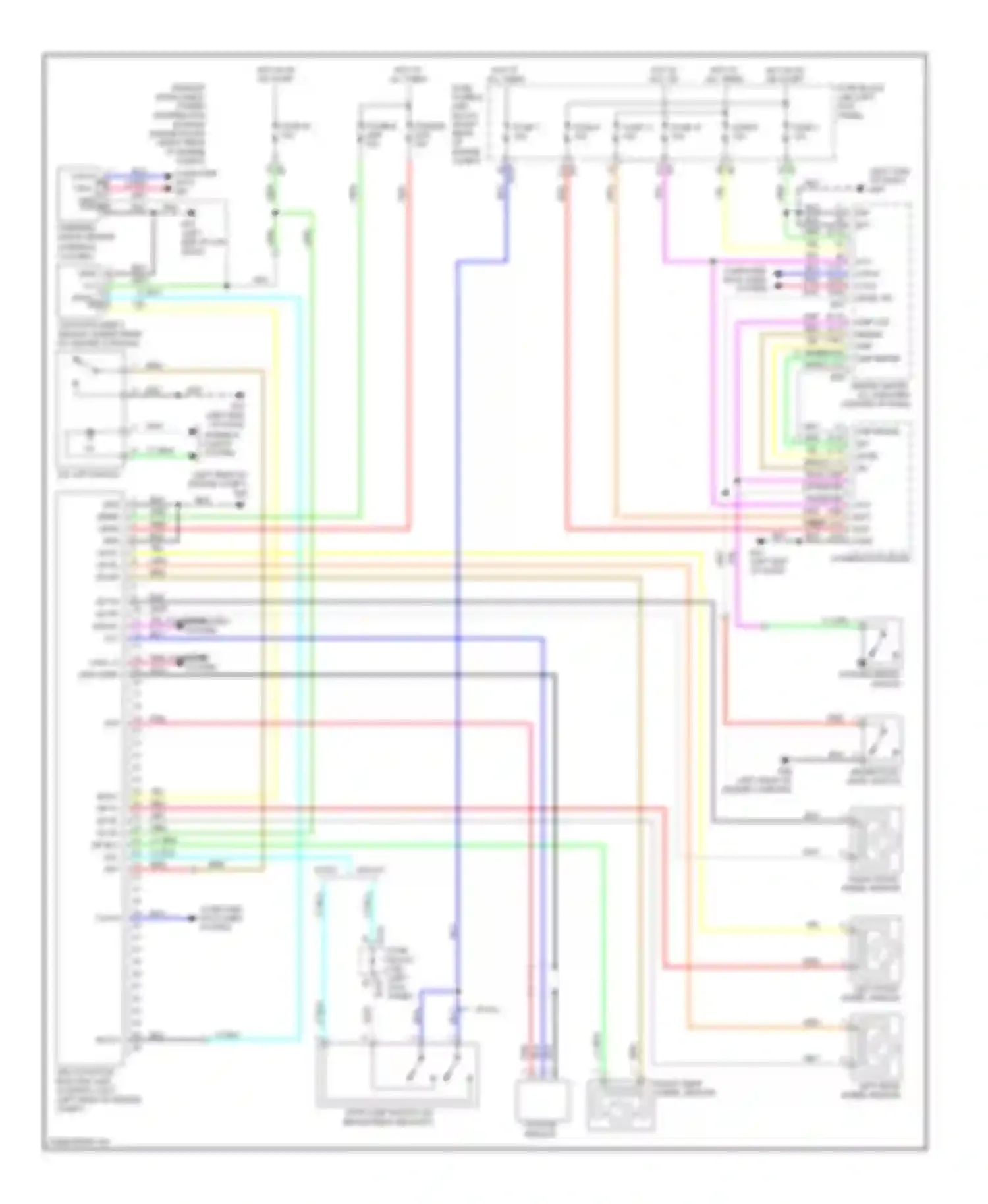 Wiring diagram fuse 19 for Infiniti FX35 II (2008-2011) (1 of 10)