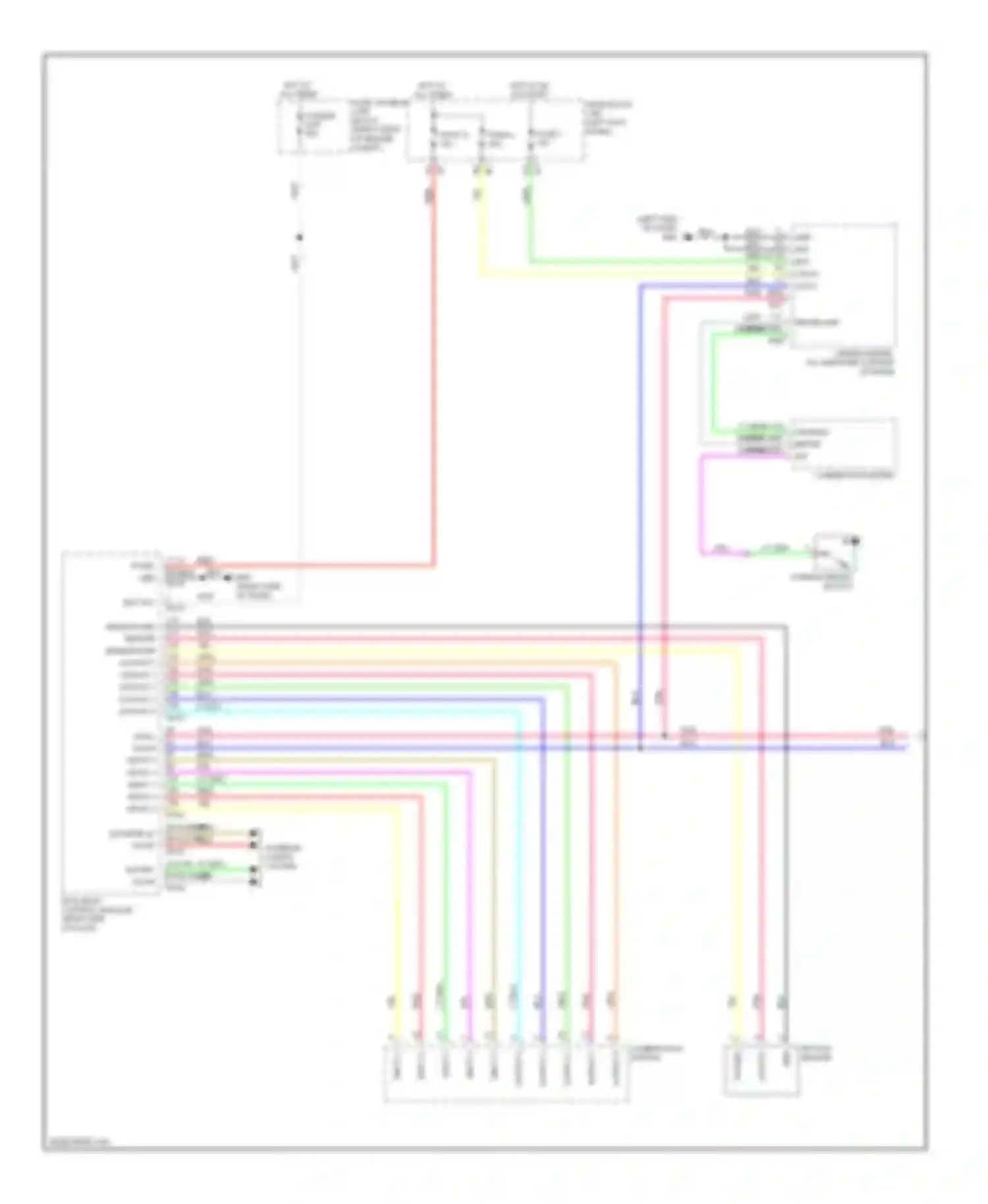 Wiring diagram fuse 3 for Infiniti FX35 II (2008-2011) (9 of 14)
