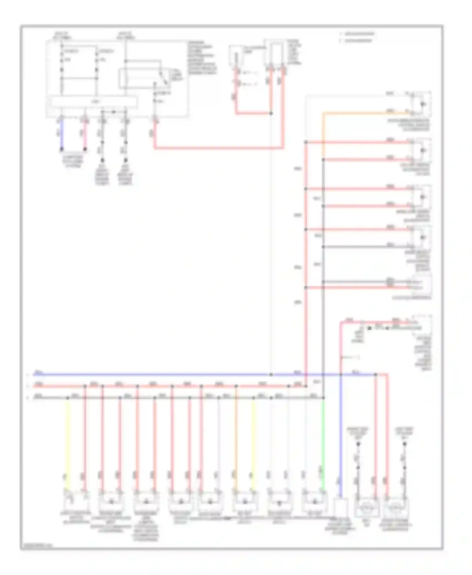 Wiring diagram fuse 51 for Infiniti FX35 II (2008-2011) (4 of 6)