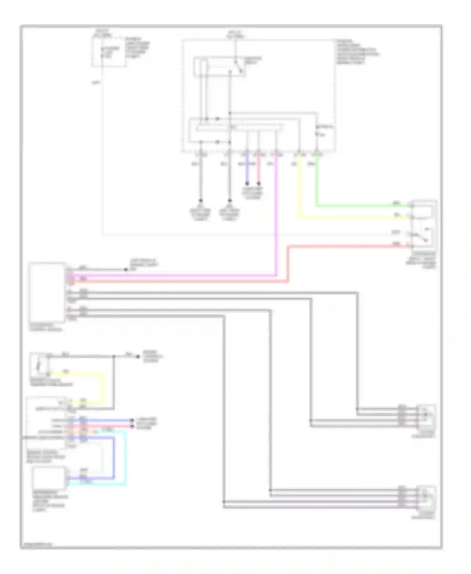 Wiring diagram fusible link o for Infiniti FX35 II (2008-2011) (2 of 3)