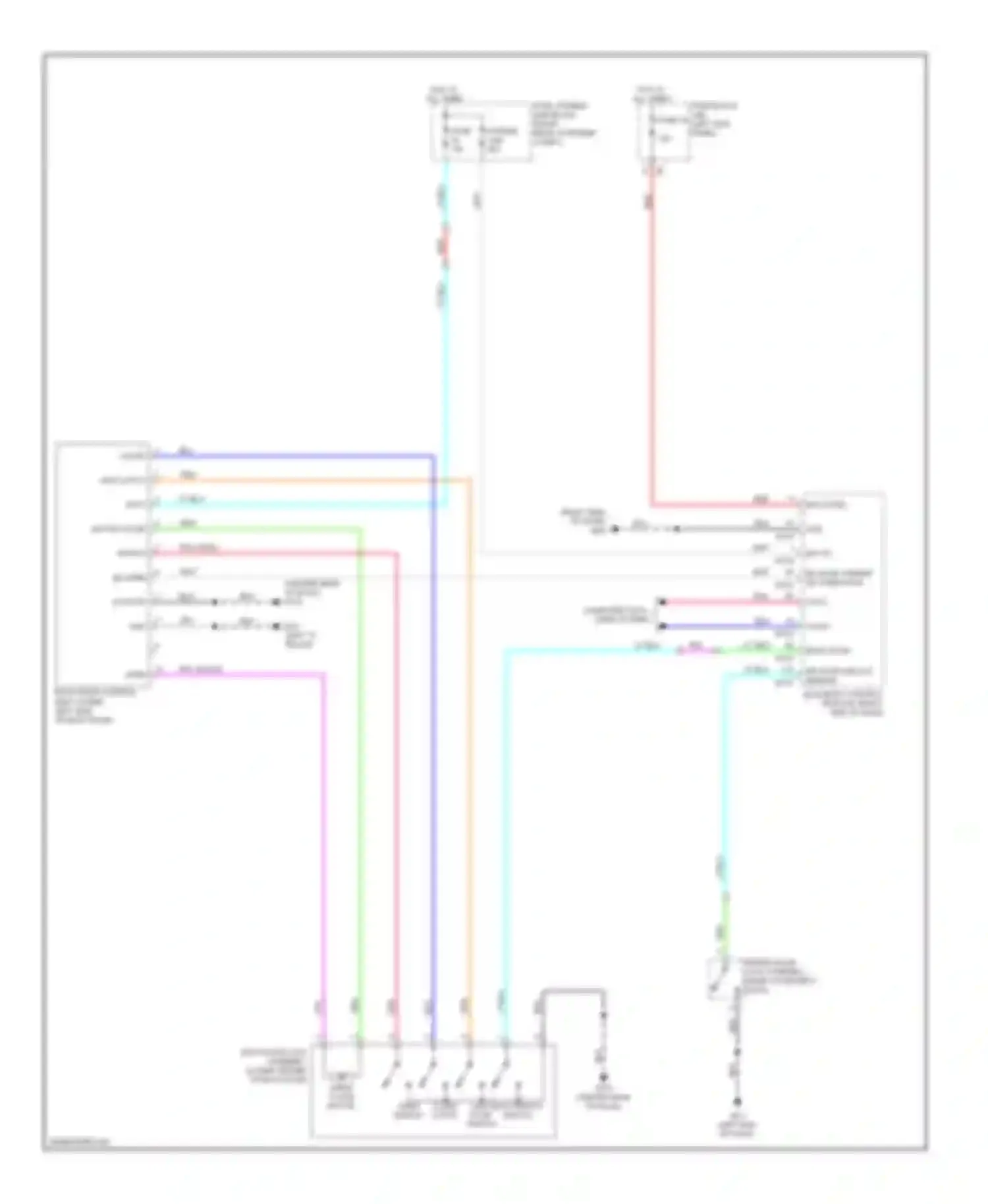 Wiring diagram open close half back switch switch latch door switch switch for Infiniti FX35 II (2008-2011) (1 of 1)