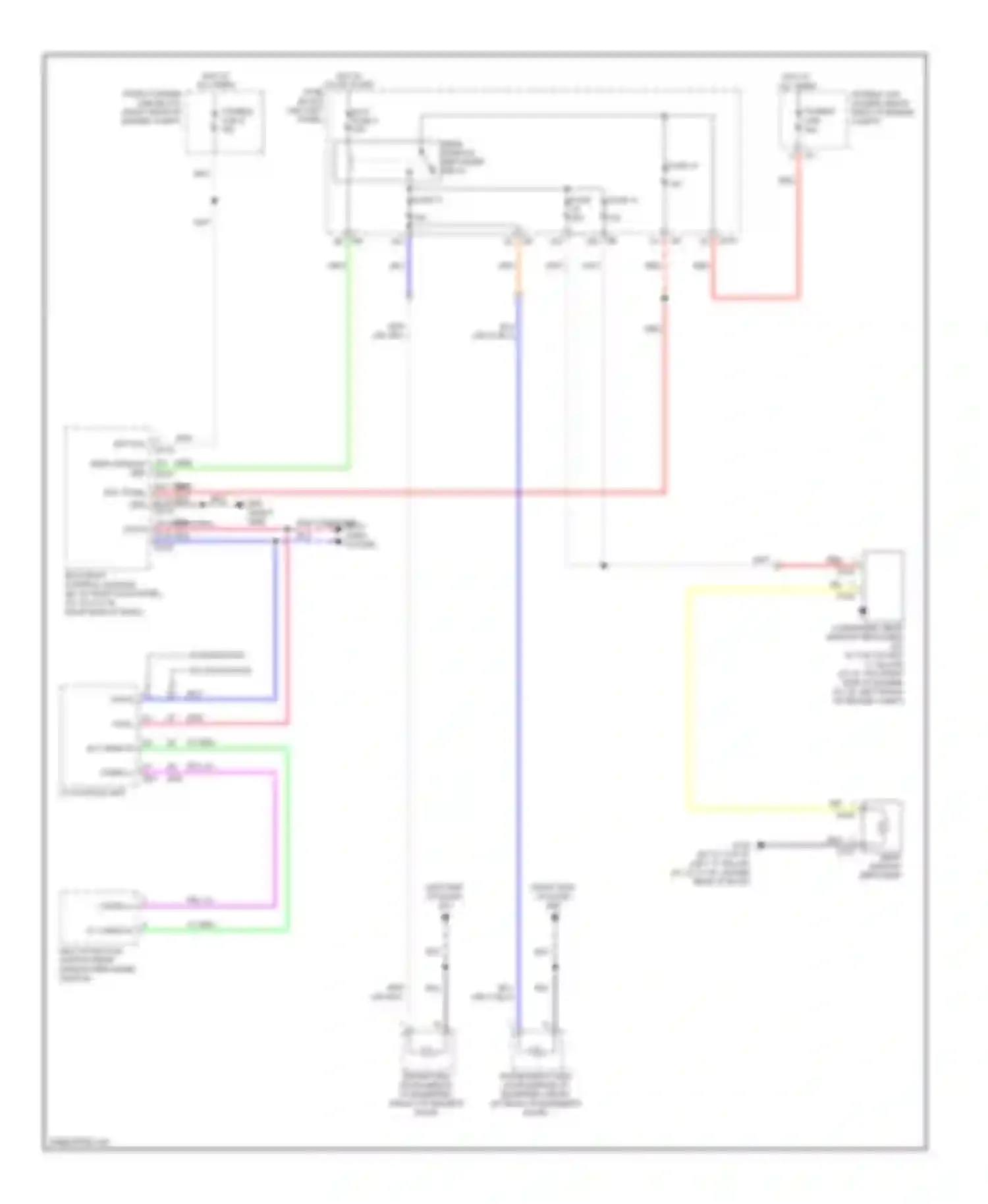 Wiring diagram pnk can-l for Infiniti FX35 II (2008-2011) (2 of 4)
