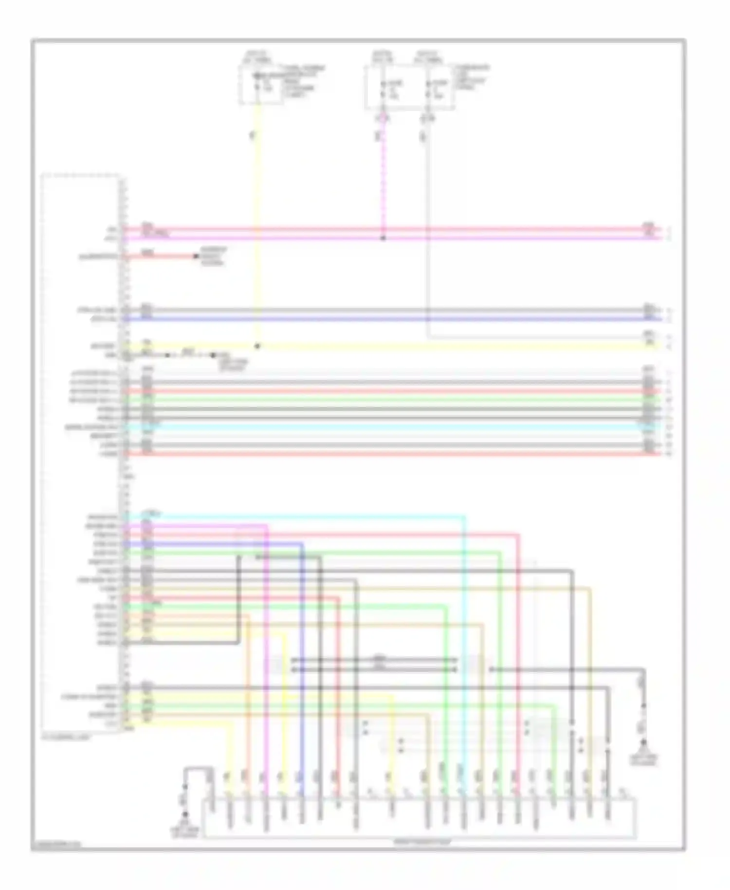 Wiring diagram sig vcc for Infiniti FX35 II (2008-2011) (1 of 1)