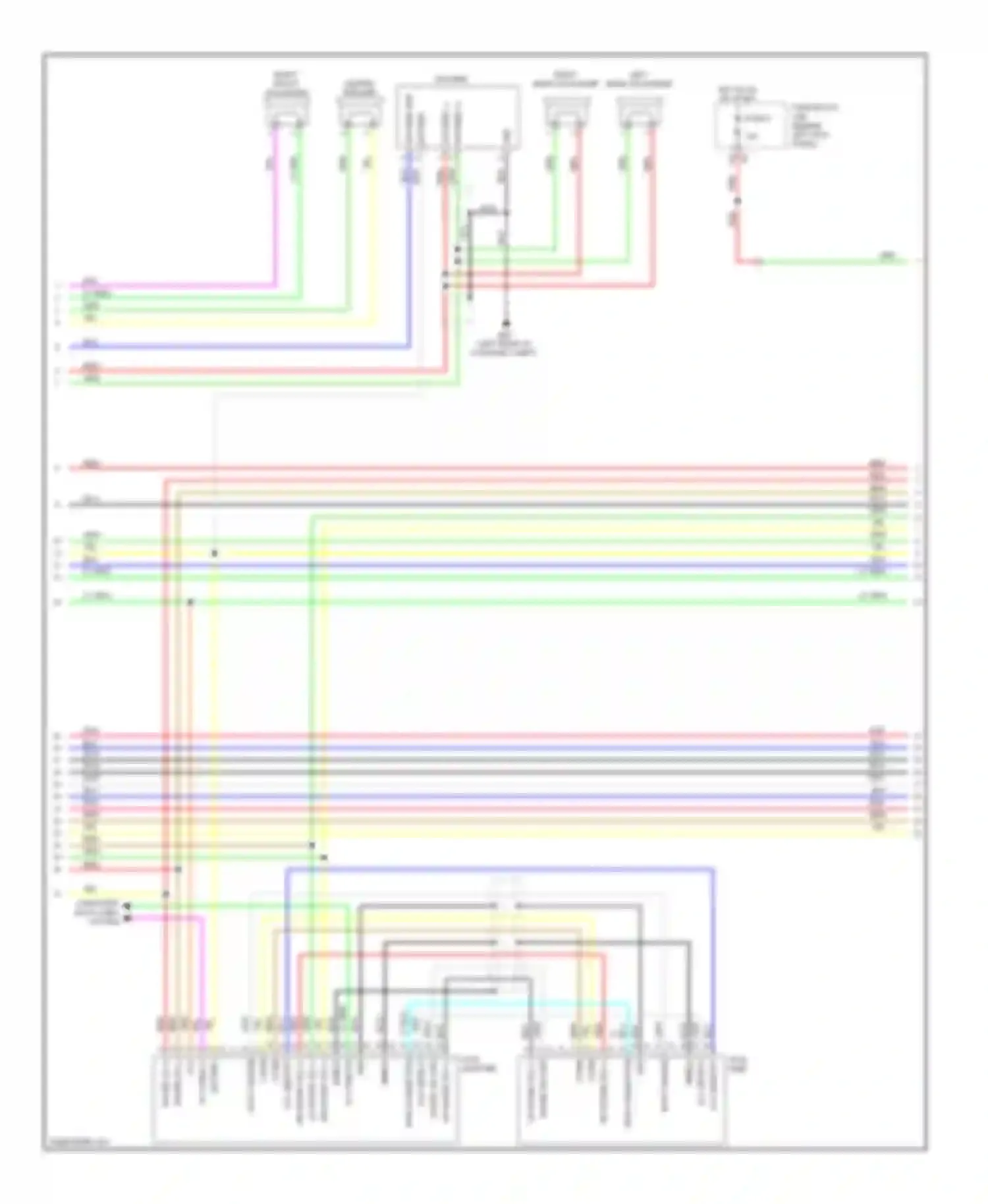 Wiring diagram sound sig gnd for Infiniti FX35 II (2008-2011) (1 of 4)
