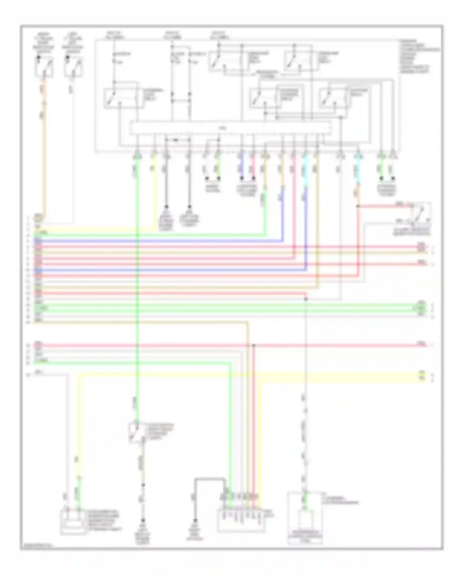 Wiring diagram starting/ charging system for Infiniti FX35 II (2008-2011) (1 of 4)