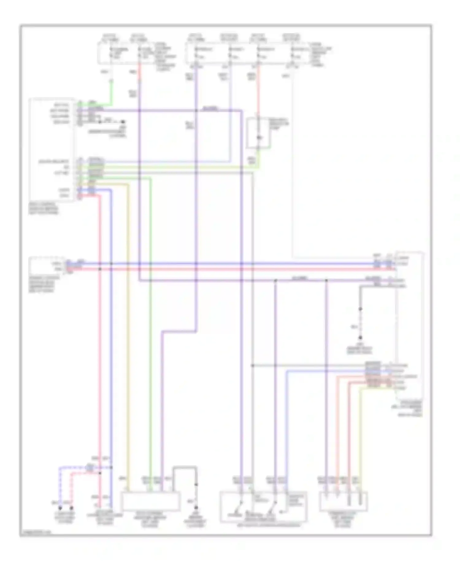 FX45 Infiniti I facelift (2005-2009): Immobilizer circuit (nats), with intelligent key unit