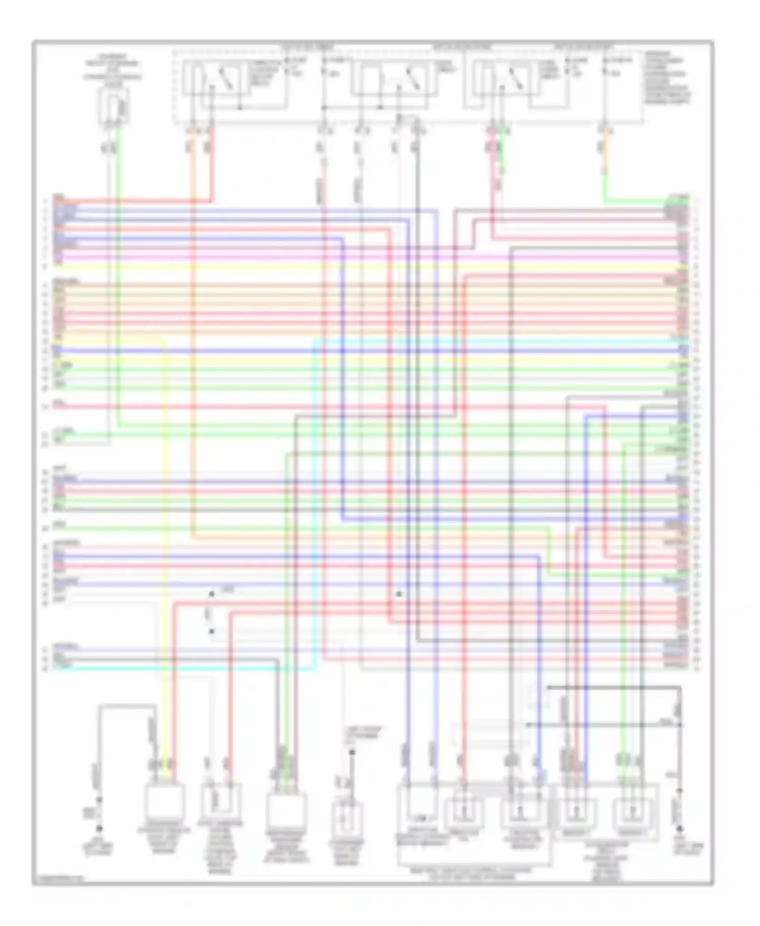 FX45 Infiniti I facelift (2005-2009): Wiring diagram engine performance 4.5l (2 of 4)