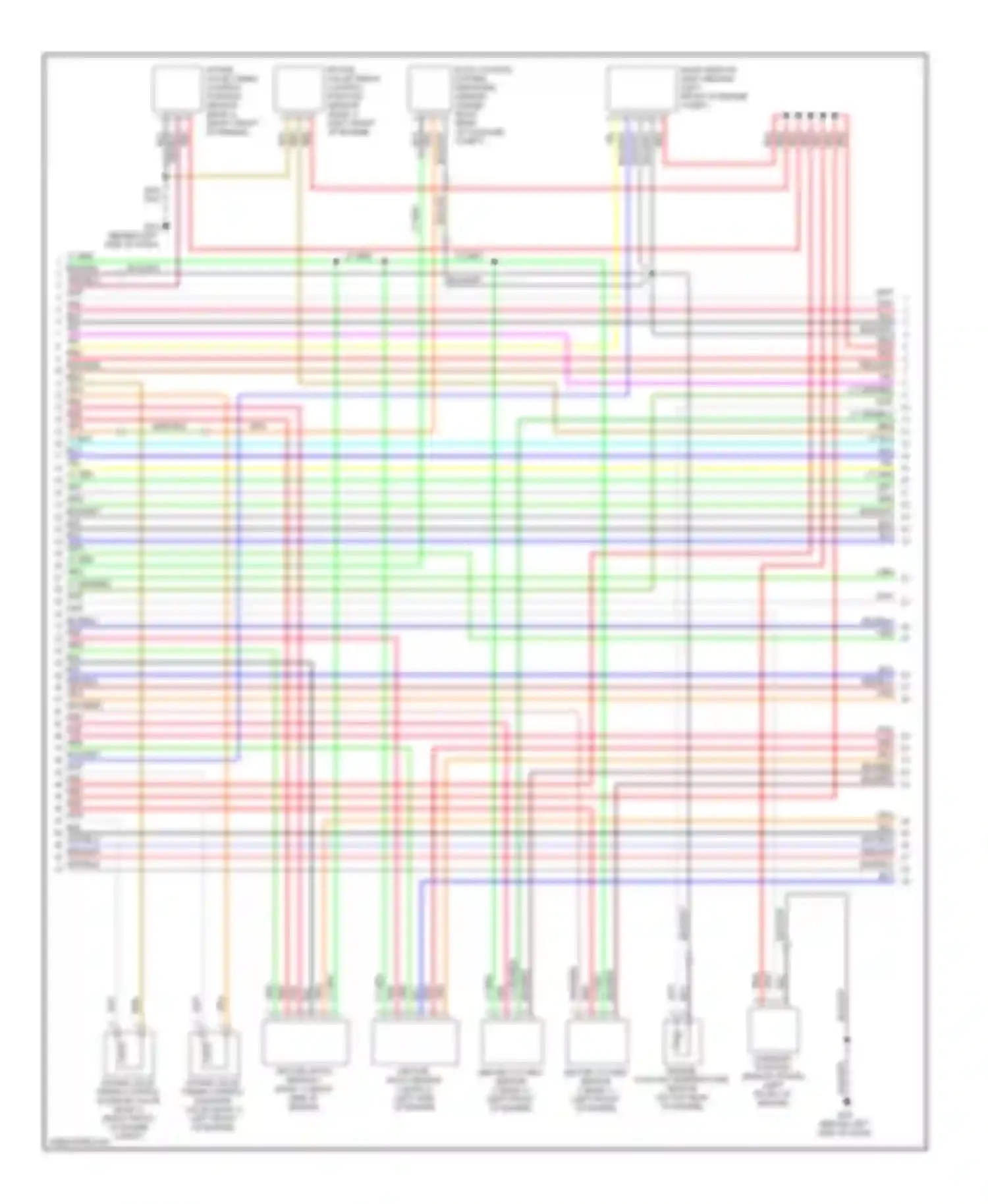 FX45 Infiniti I facelift (2005-2009): Wiring diagram engine performance 4.5l (3 of 4)