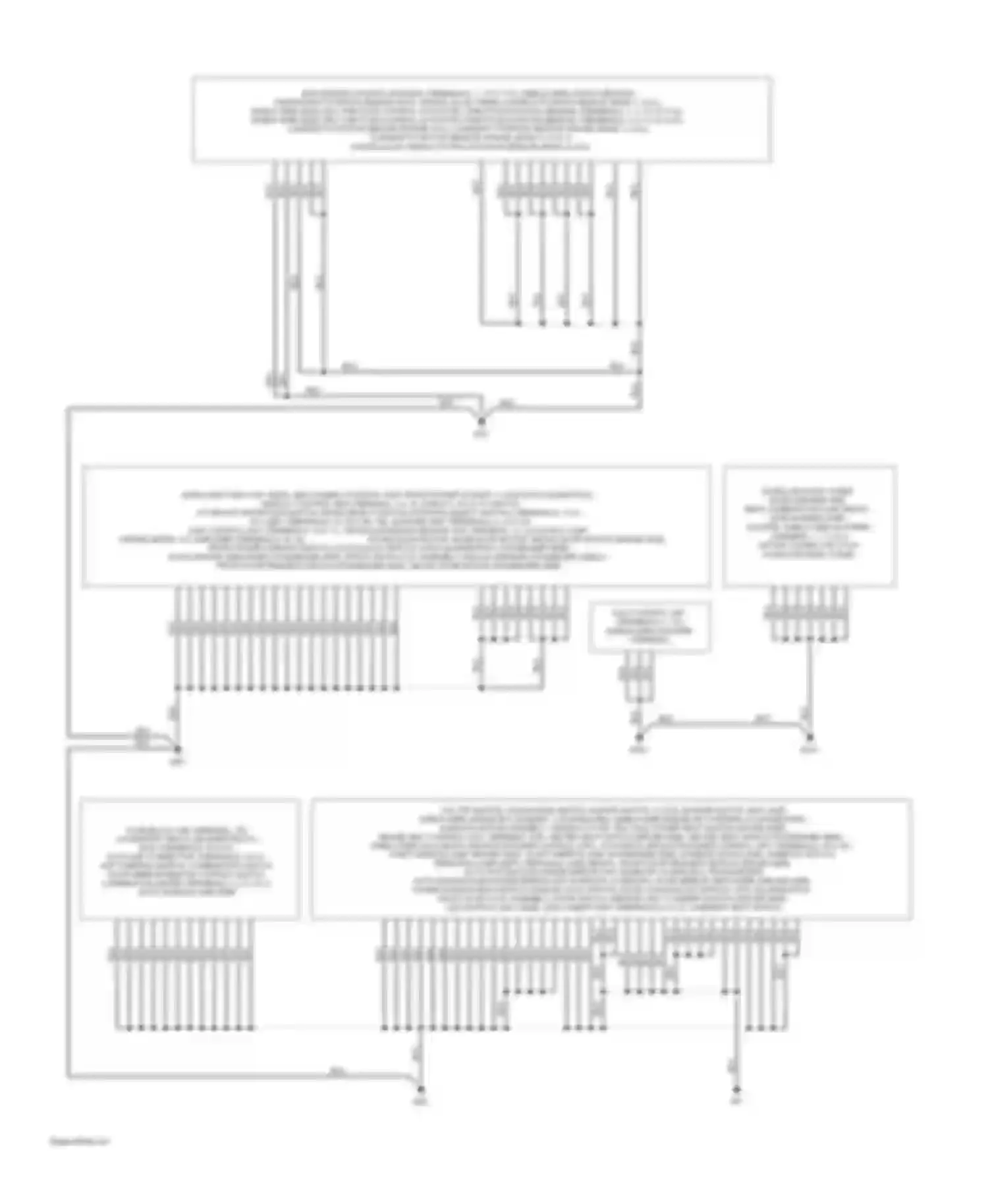 FX45 Infiniti I facelift (2005-2009): Ground distribution circuit (1 of 3)