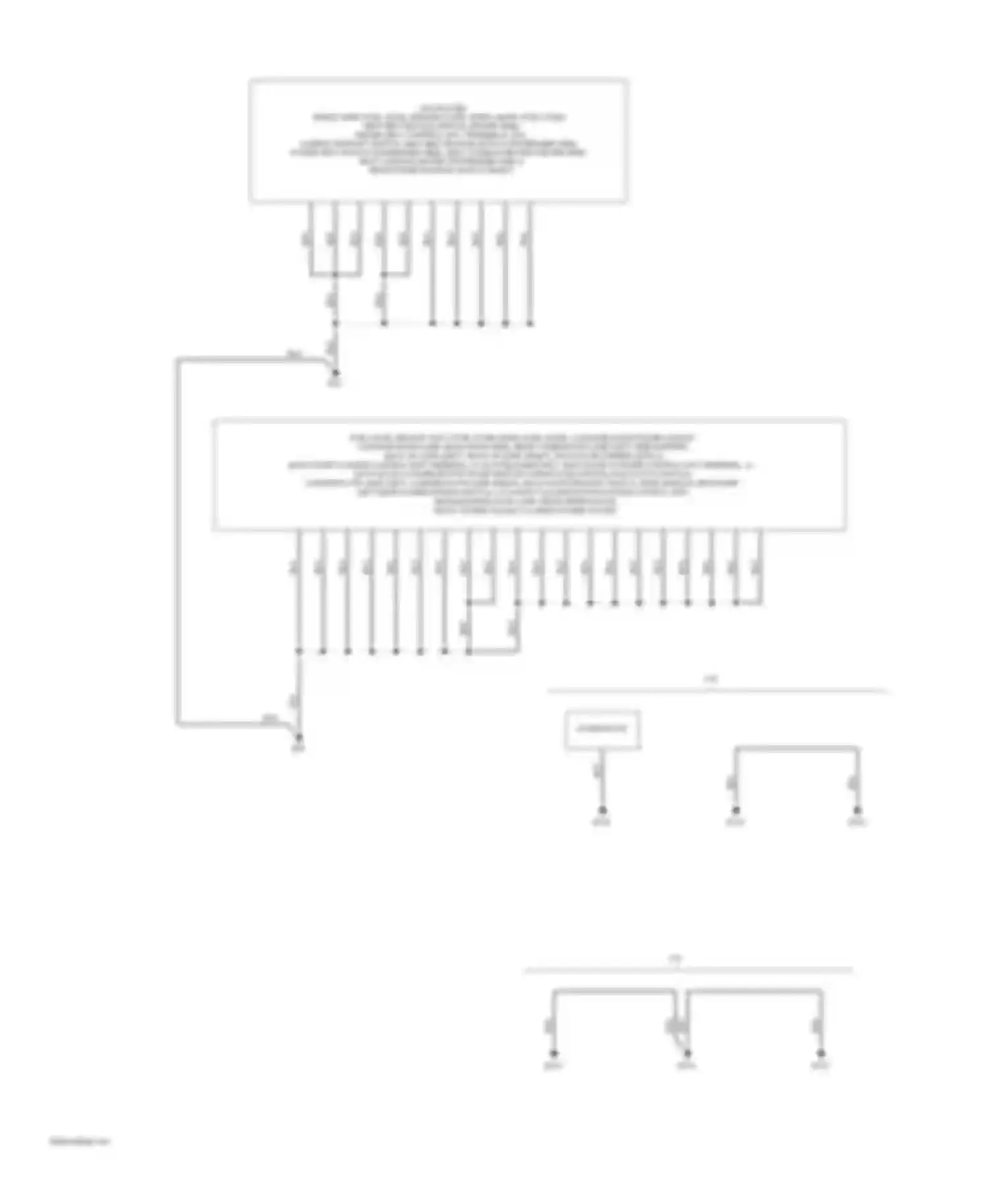 FX45 Infiniti I facelift (2005-2009): Ground distribution circuit (2 of 3)