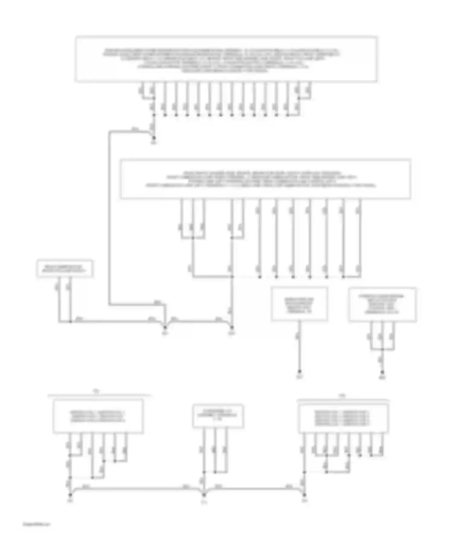 FX45 Infiniti I facelift (2005-2009): Ground distribution circuit (3 of 3)