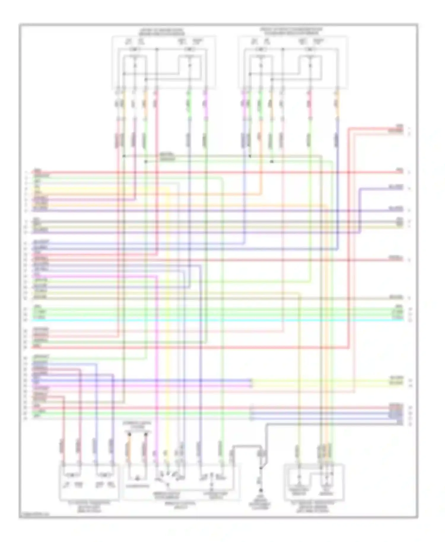 FX45 Infiniti I facelift (2005-2009): Memory systems circuit (2 of 4)