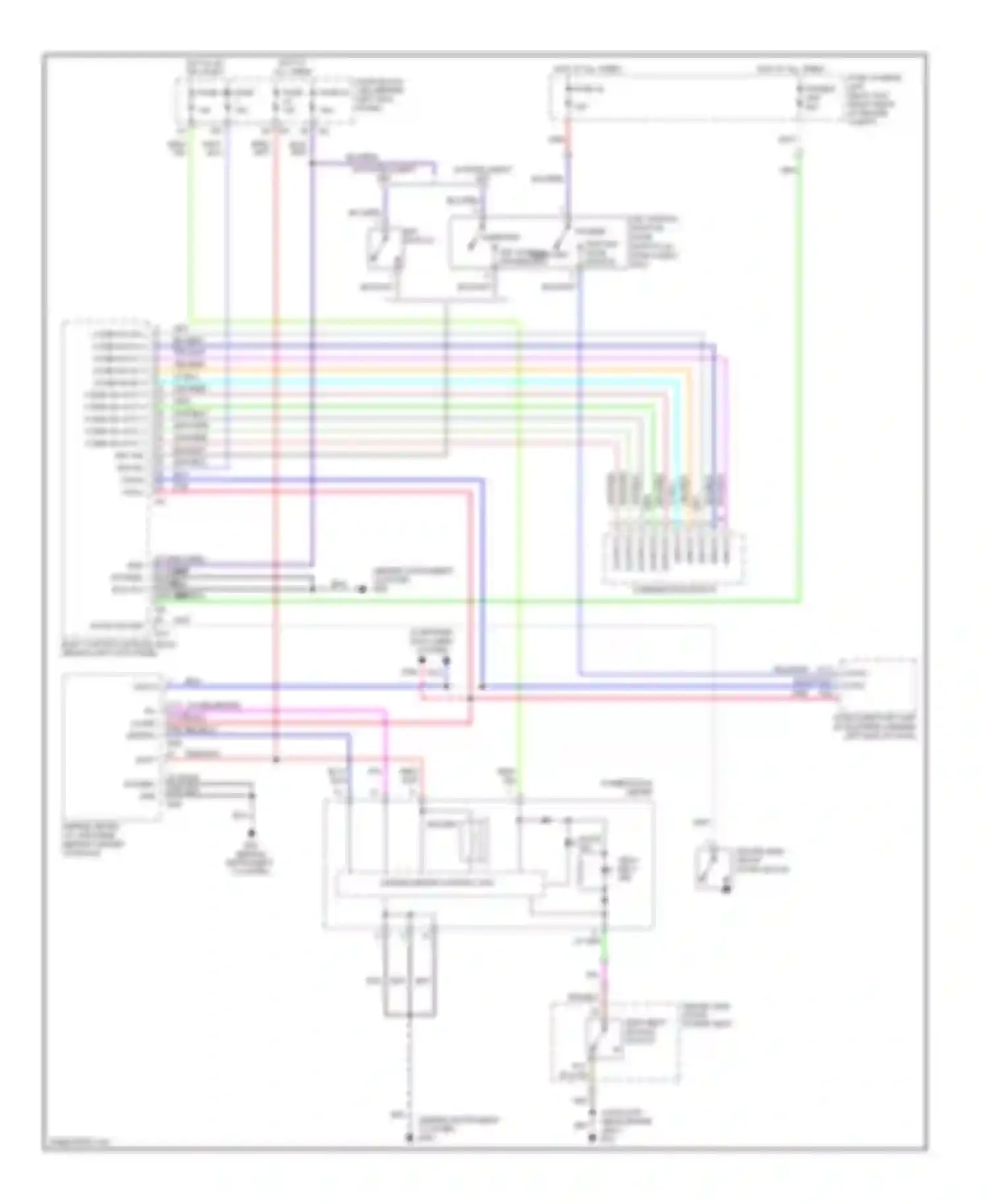FX45 Infiniti I facelift (2005-2009): Chime circuit
