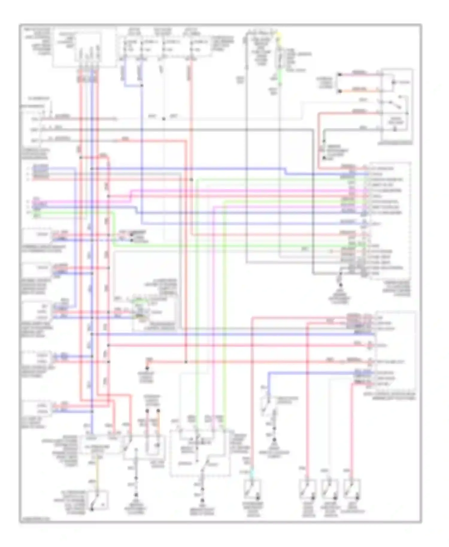 Wiring diagram hot in on or start for Infiniti FX45 I facelift (2005-2009) (21 of 47)