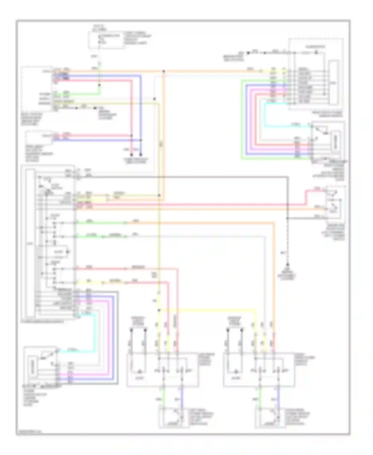 Wiring diagram red for Infiniti FX45 I facelift (2005-2009) (47 of 64)