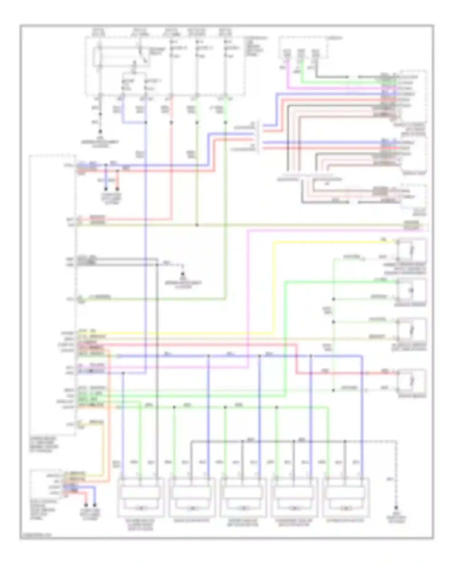FX45 Infiniti I (2002-2006): Automatic a/c circuit (1 of 2)