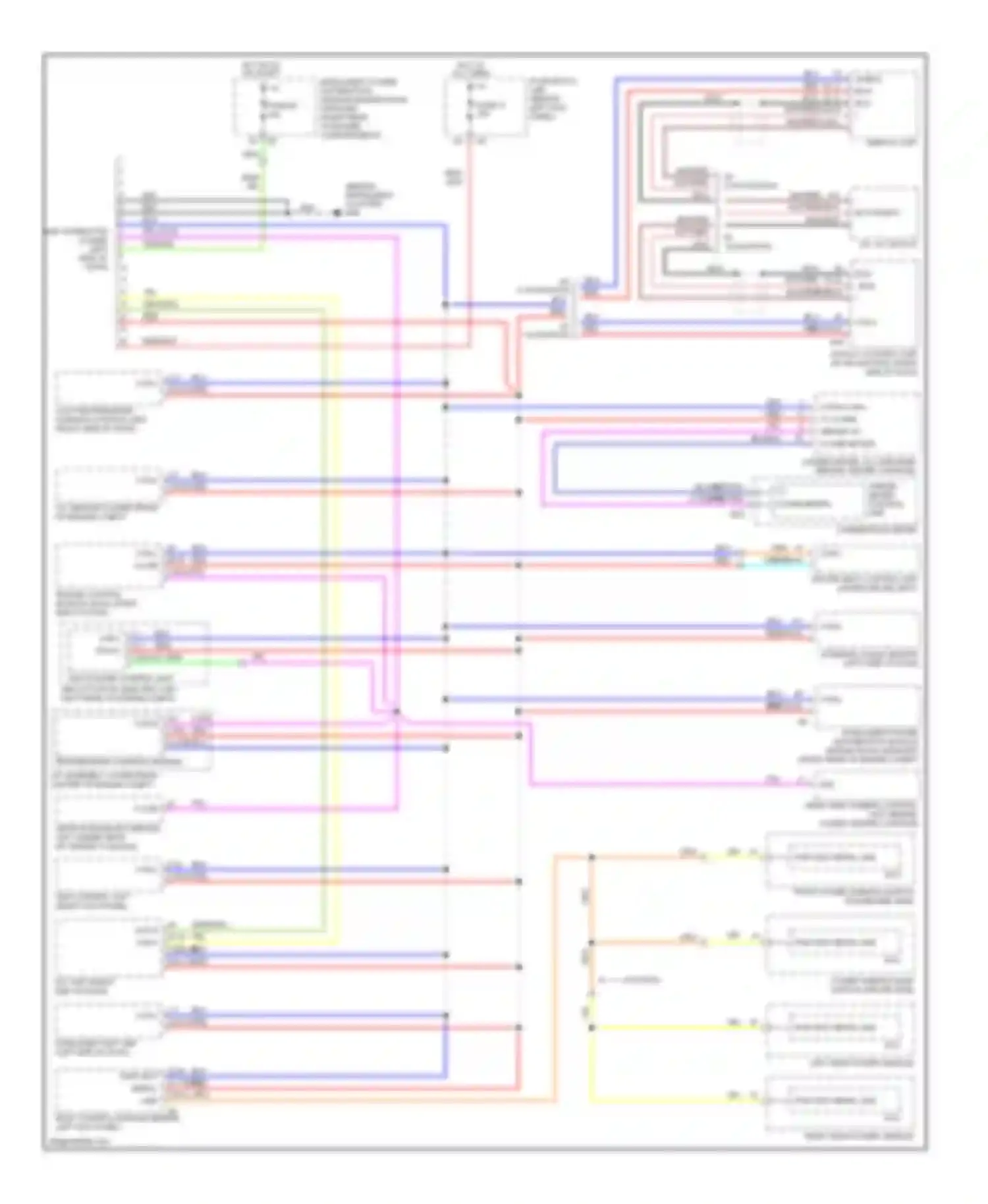 FX45 Infiniti I (2002-2006): Computer data lines circuit