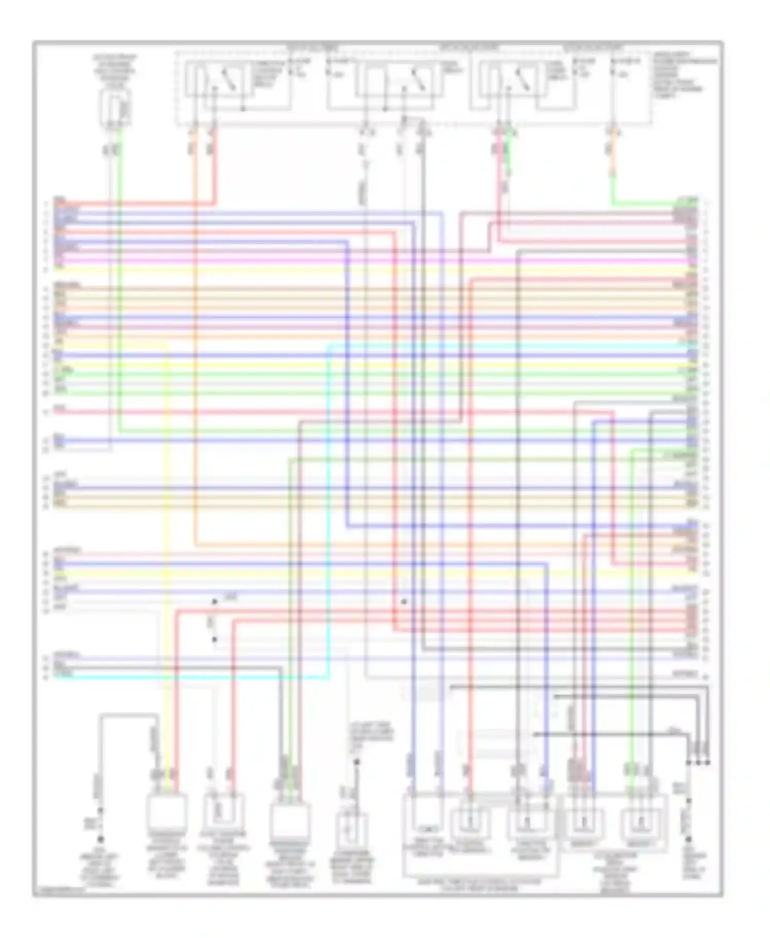 FX45 Infiniti I (2002-2006): Wiring diagram engine performance 4.5l, late production (2 of 4)