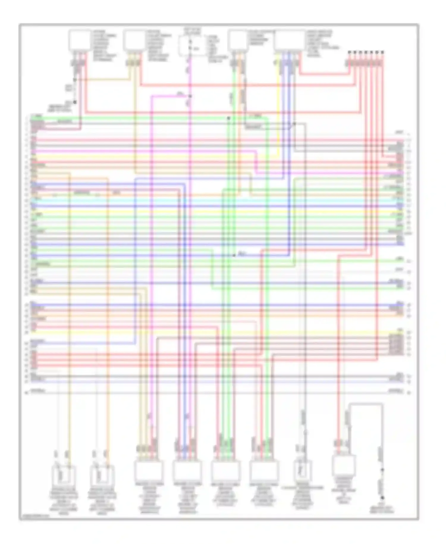 FX45 Infiniti I (2002-2006): Wiring diagram engine performance 4.5l, late production (3 of 4)