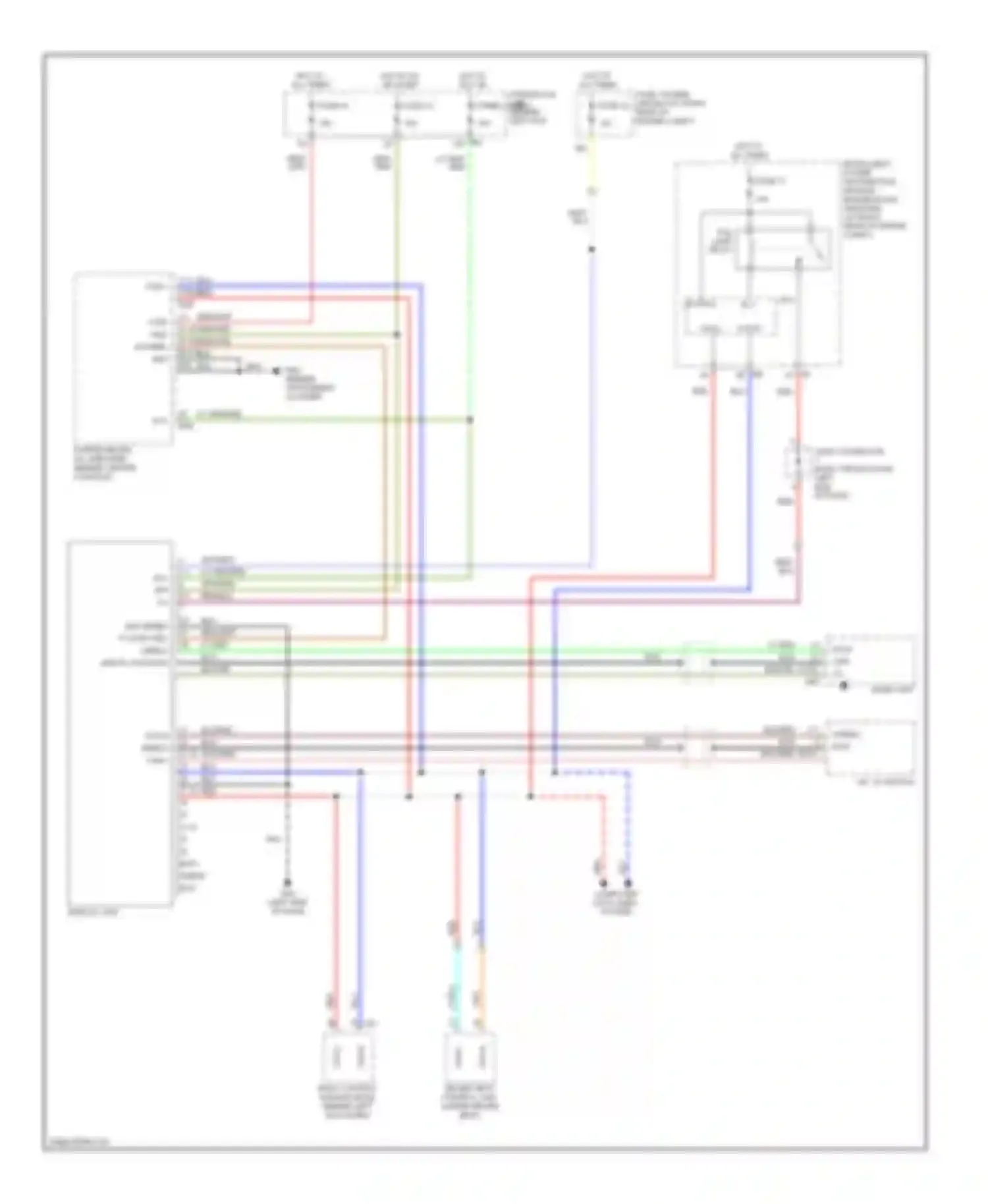 FX45 Infiniti I (2002-2006): Display circuit