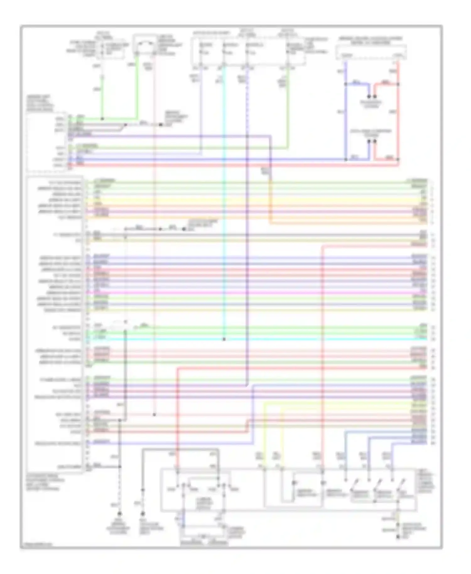 FX45 Infiniti I (2002-2006): Memory systems circuit (1 of 4)