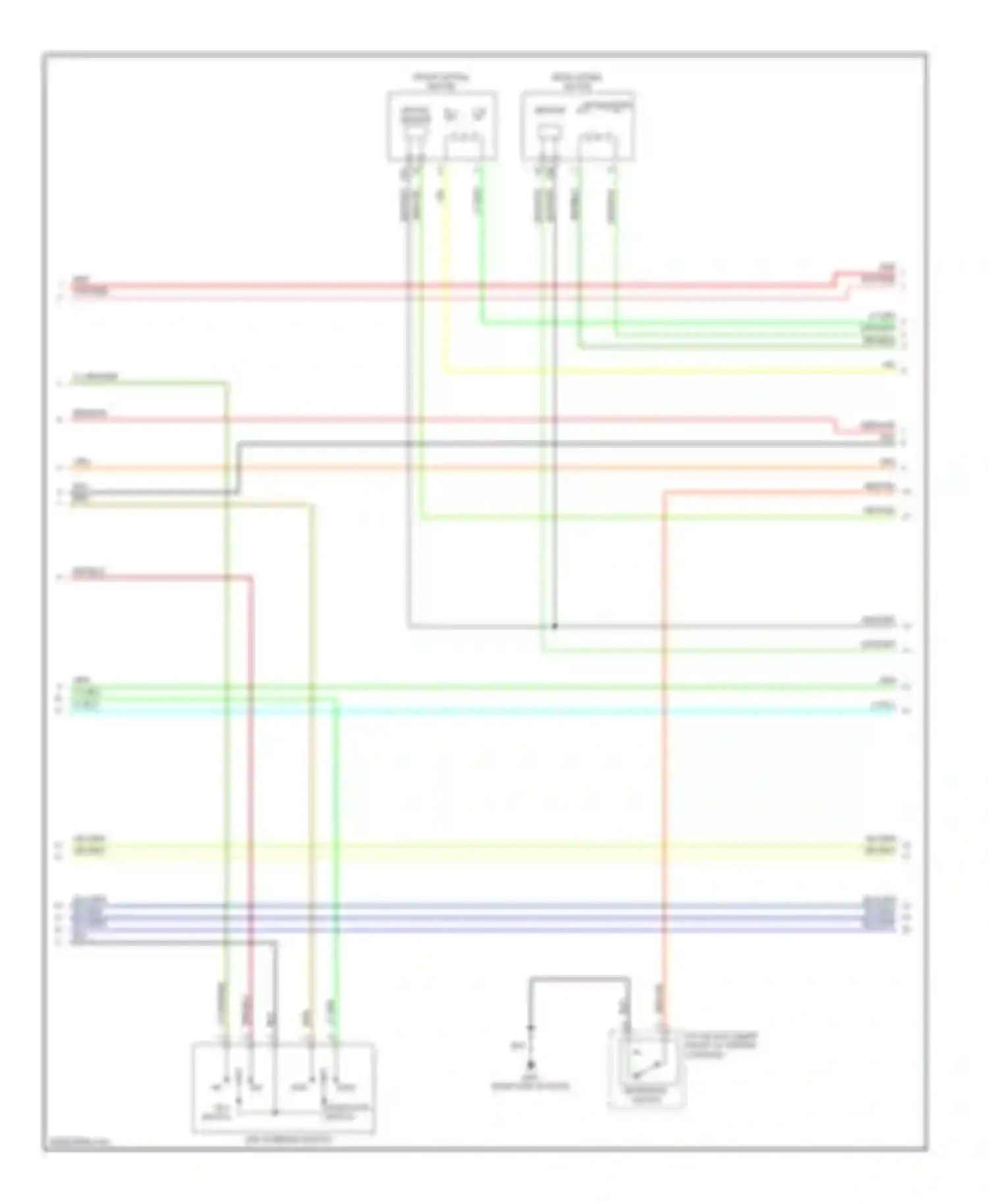 FX45 Infiniti I (2002-2006): Memory systems circuit (3 of 4)