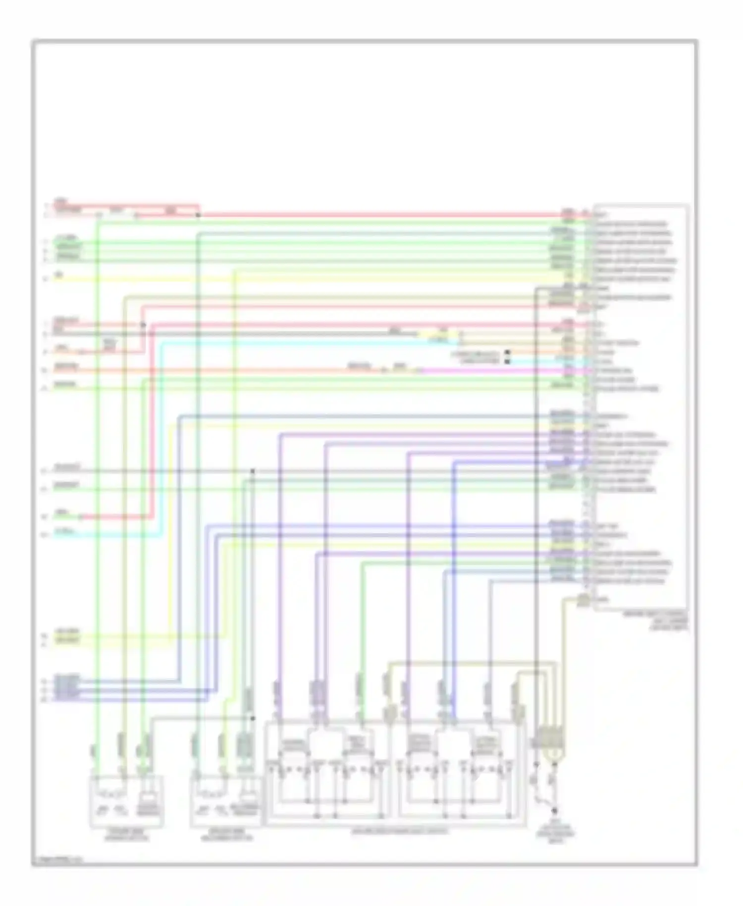 FX45 Infiniti I (2002-2006): Memory systems circuit (4 of 4)