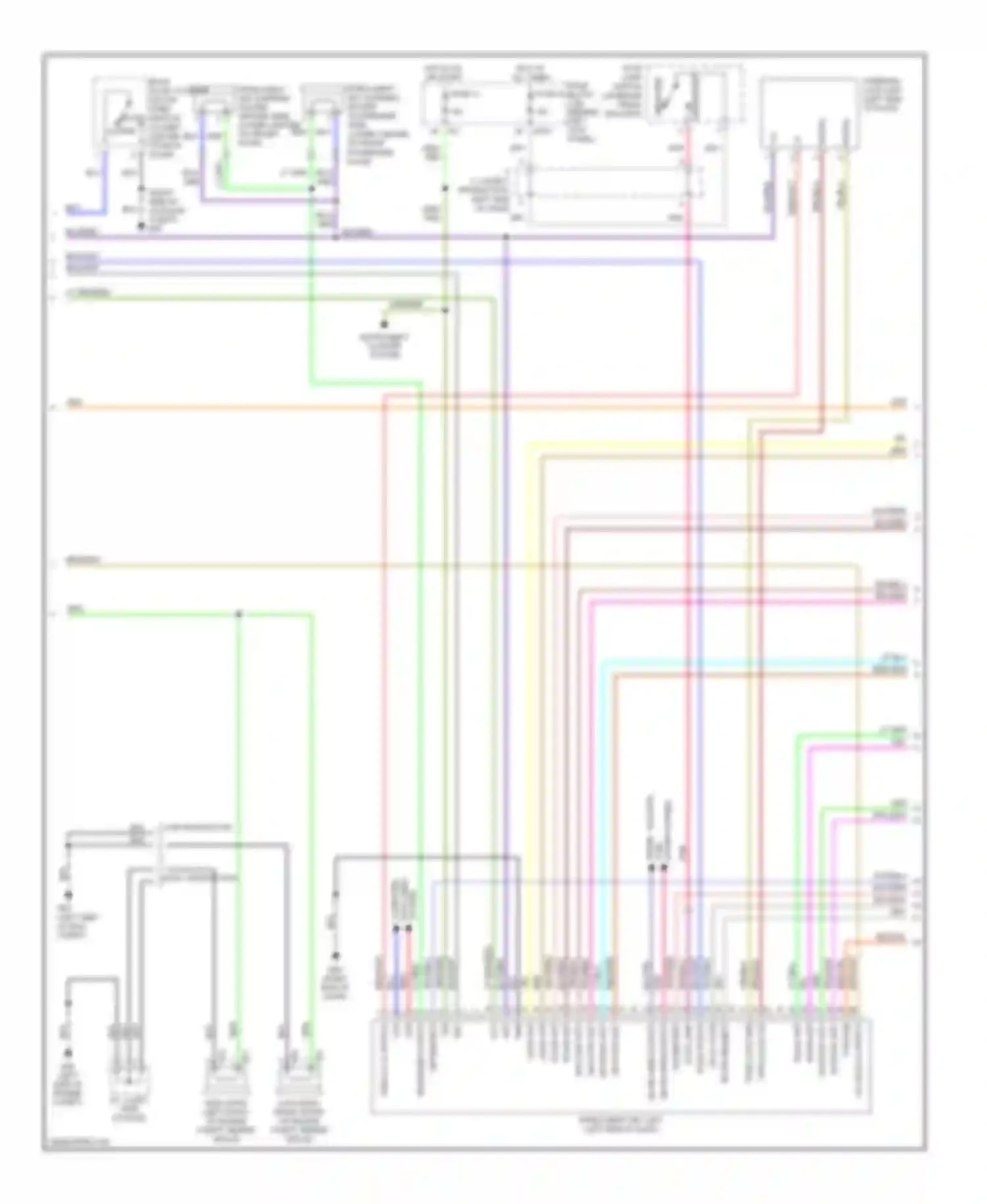Wiring diagram right end of dash) for Infiniti FX45 I (2002-2006) (16 of 26)