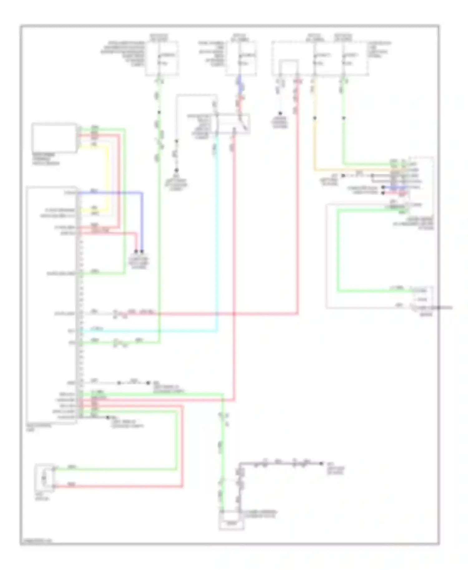 FX50 Infiniti II facelift (2011-2013): Electronic power steering circuit, with ras