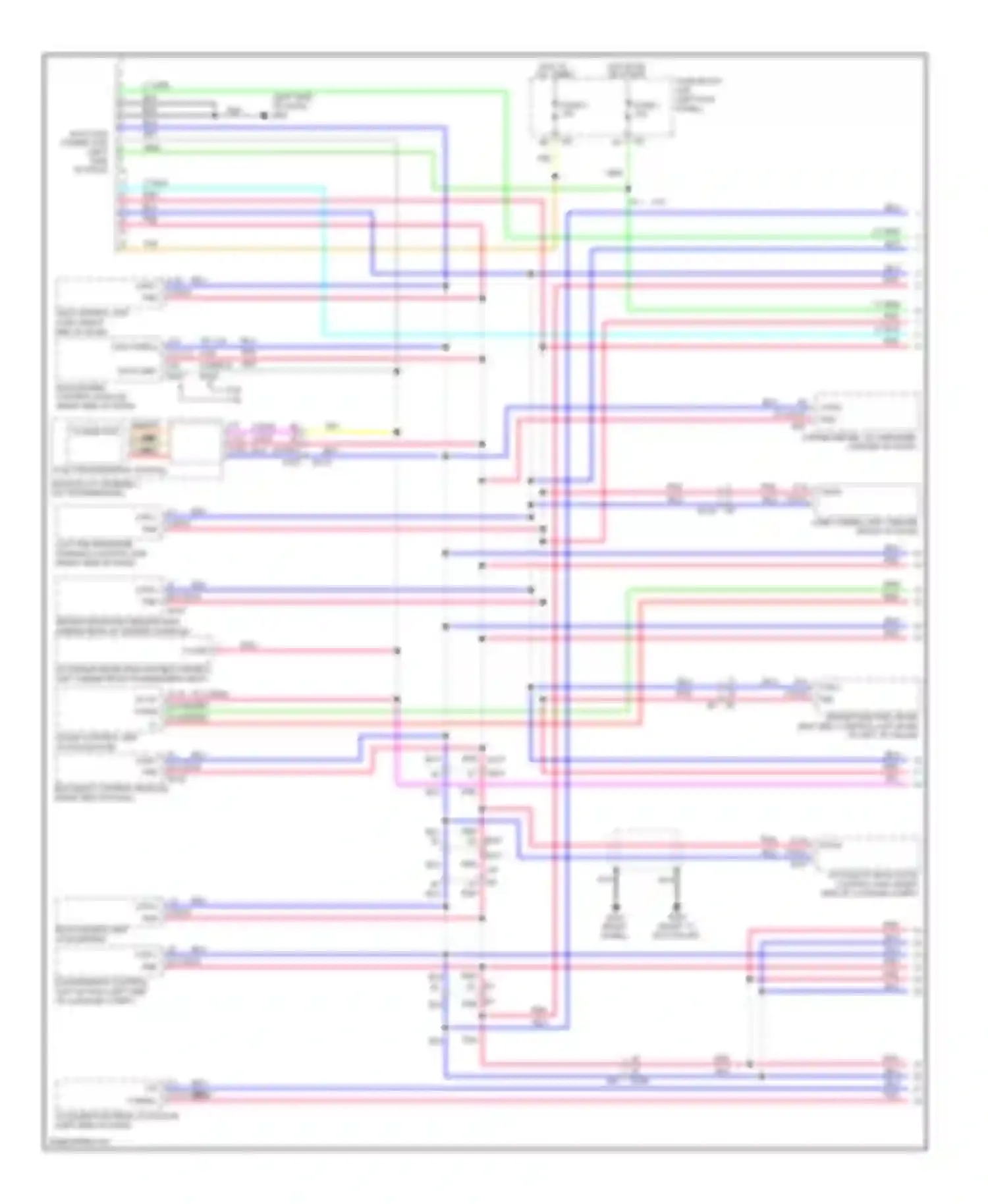 Wiring diagram 4 8 3 4 8 3 ppl pnk k-line can-l can-h joint connector for Infiniti FX50 II facelift (2011-2013) (1 of 1)