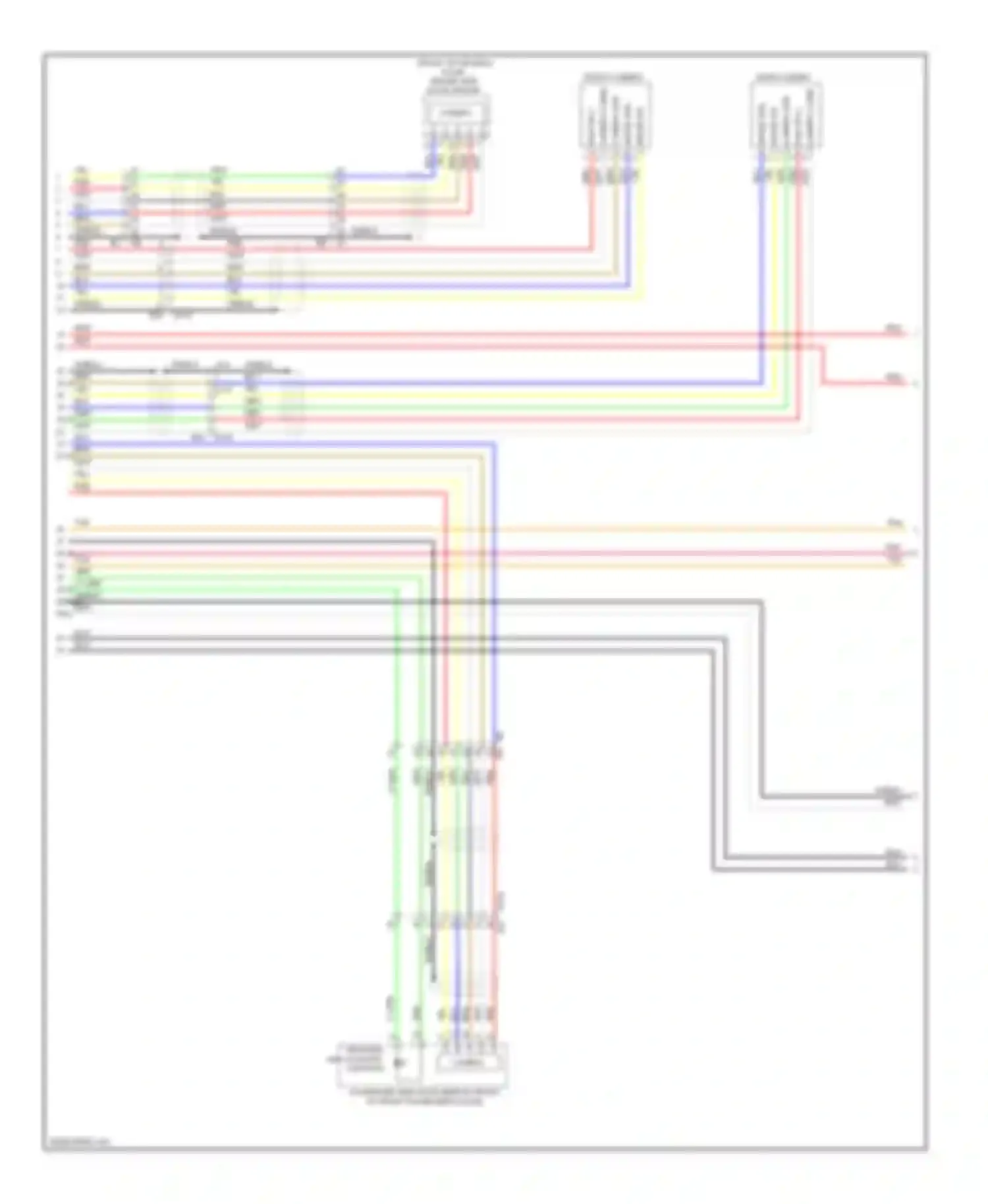 Wiring diagram camera comm for Infiniti FX50 II facelift (2011-2013) (4 of 6)