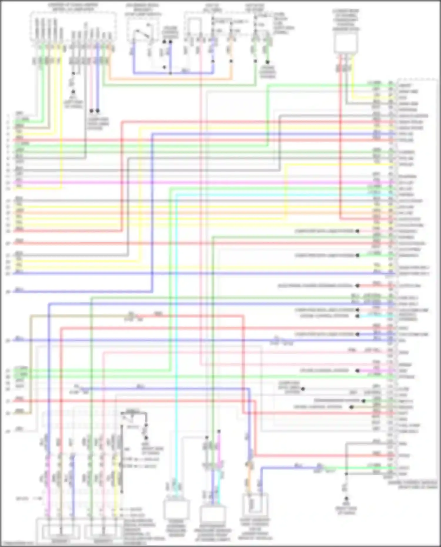 FX50 Infiniti II facelift (2011-2013): Wiring diagram engine performance 5.0l (6 of 6)