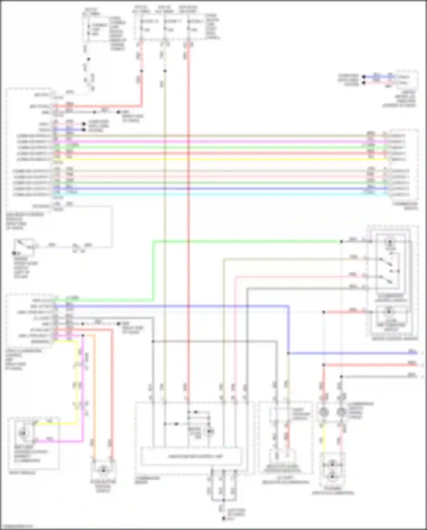 FX50 Infiniti II facelift (2011-2013): Instrument illumination circuit (1 of 2)