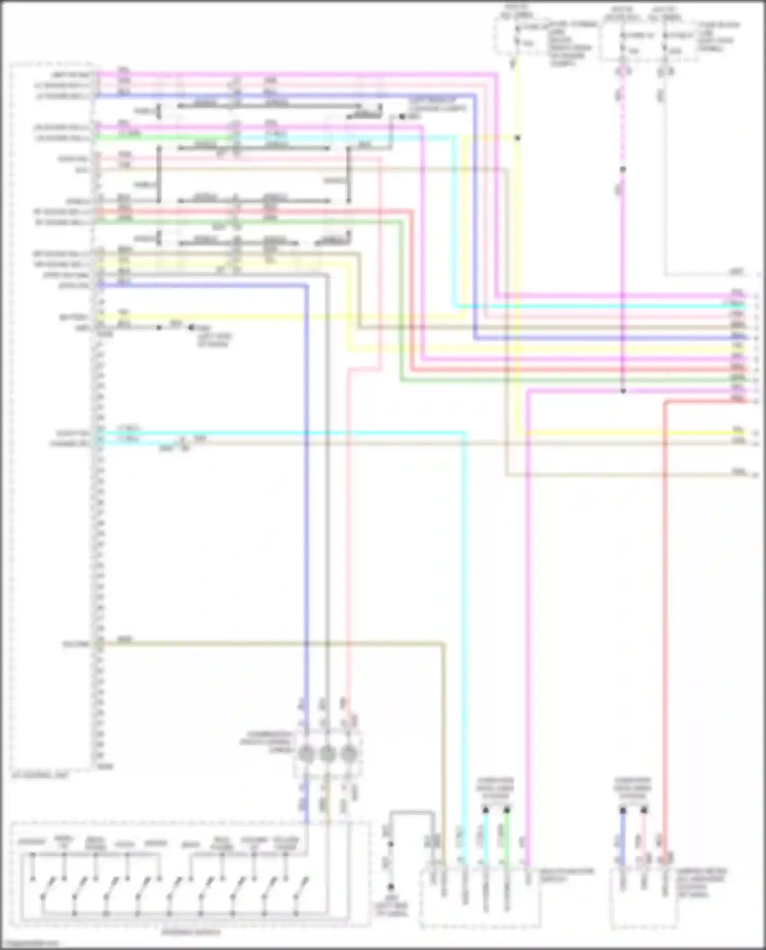 Wiring diagram can-h for Infiniti FX50 II facelift (2011-2013) (18 of 39)