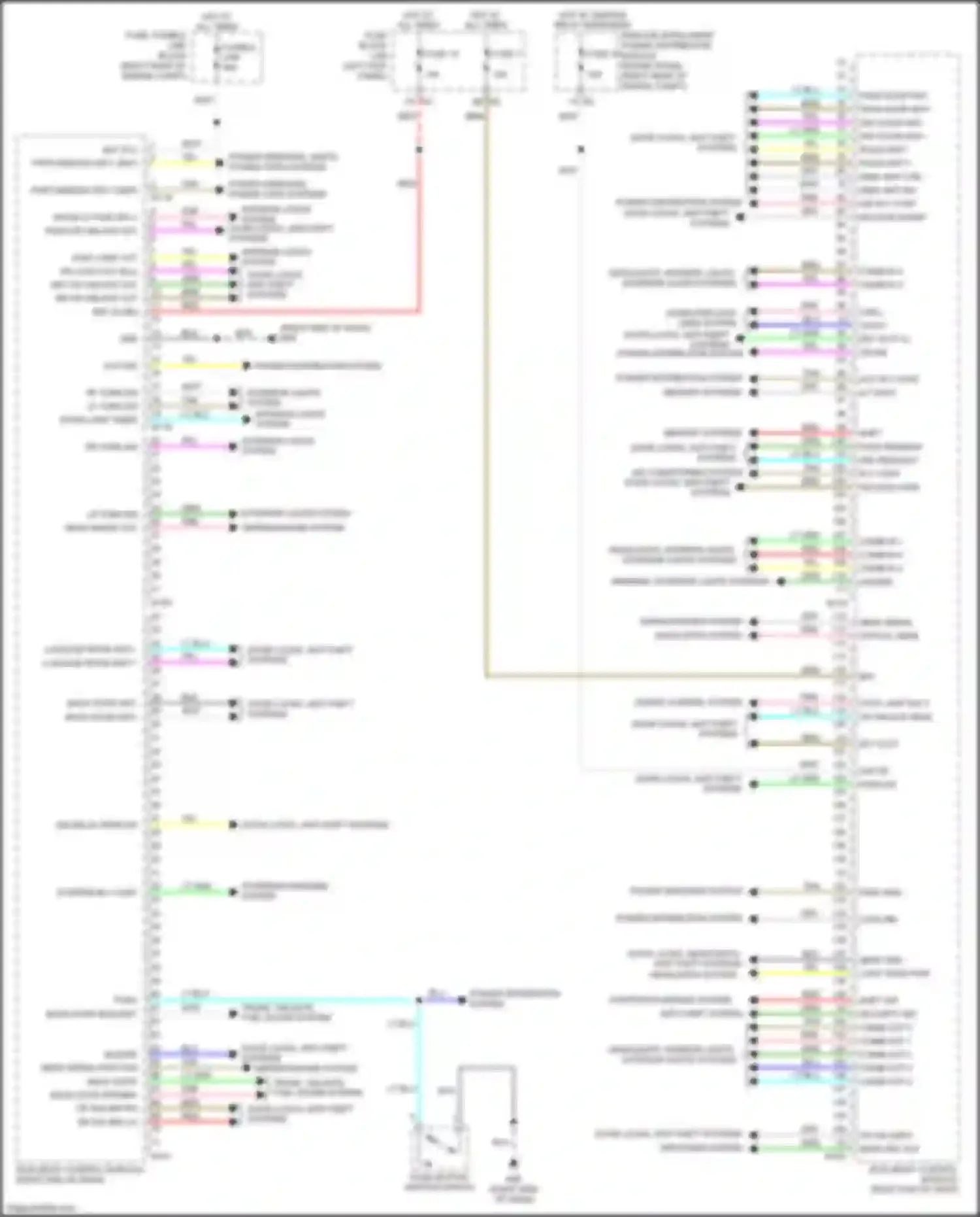 Wiring diagram combi out 5 for Infiniti FX50 II facelift (2011-2013) (1 of 1)