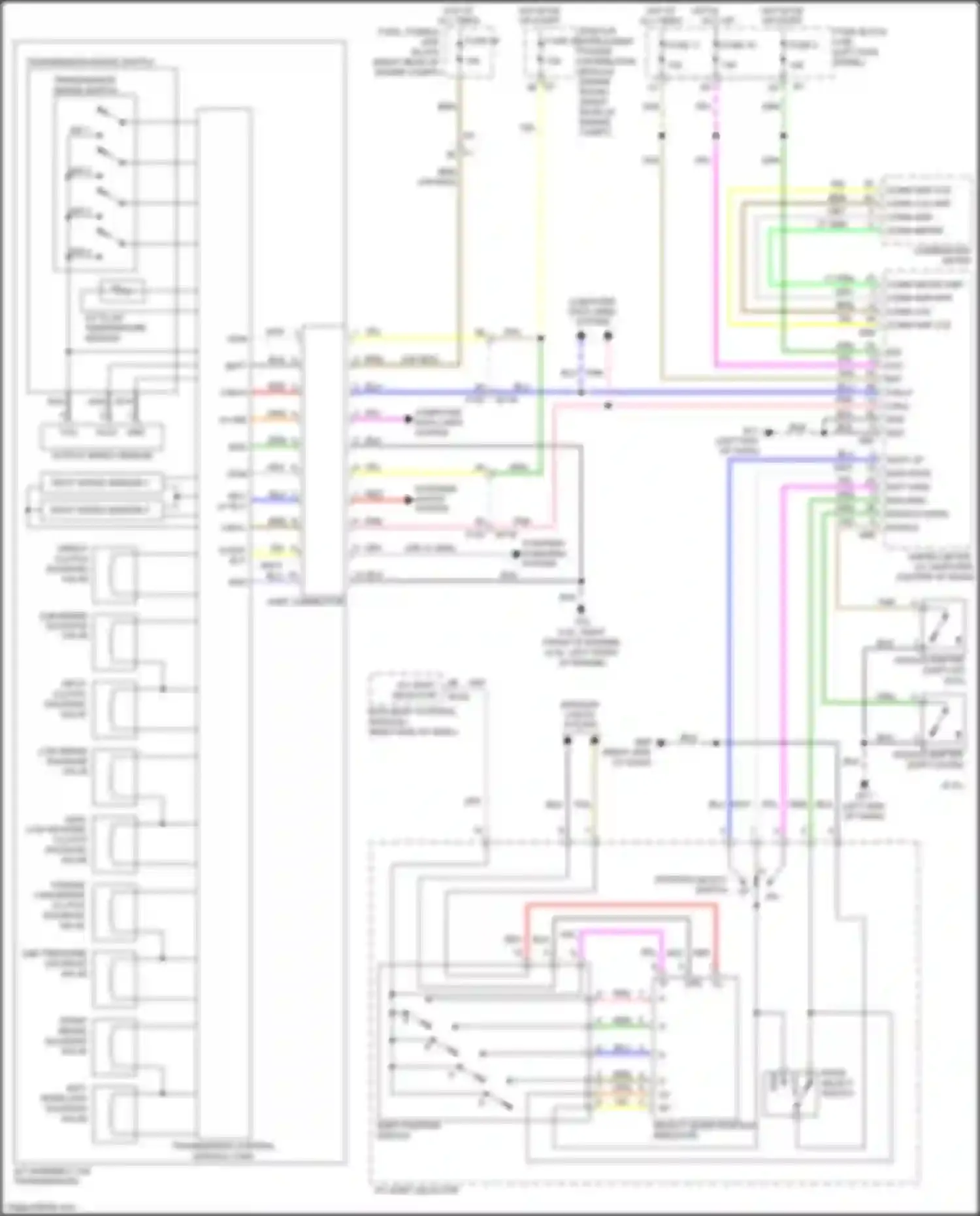 Wiring diagram computer data lines system for Infiniti FX50 II facelift (2011-2013) (51 of 62)