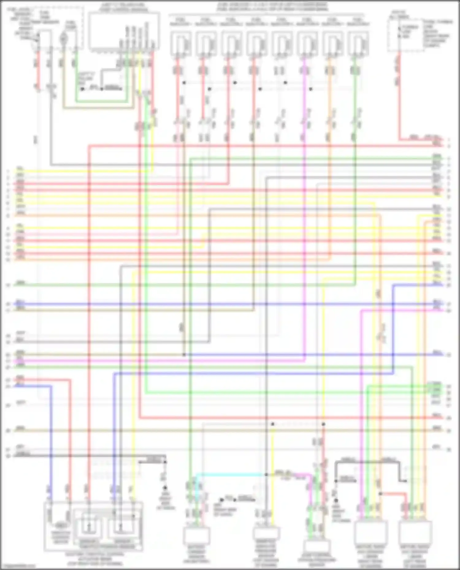 Wiring diagram diag out sig for Infiniti FX50 II facelift (2011-2013) (1 of 1)