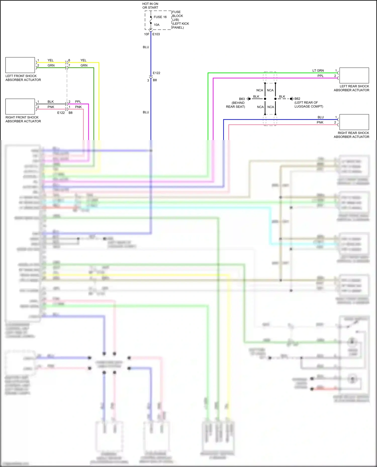 Infiniti FX50 II facelift (2011-2013) ecm (engine control module) wiring diagram  (6 of 7)