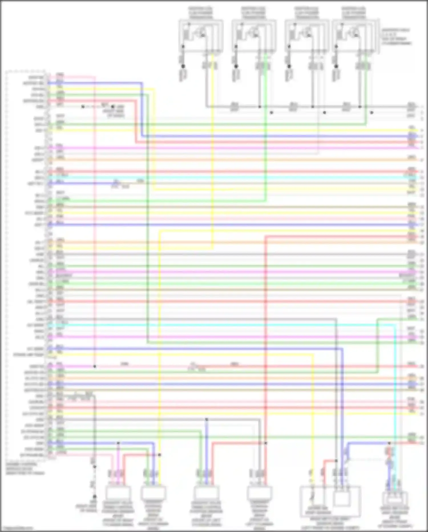 Wiring diagram evap ign 2 ign 1 for Infiniti FX50 II facelift (2011-2013) (1 of 1)