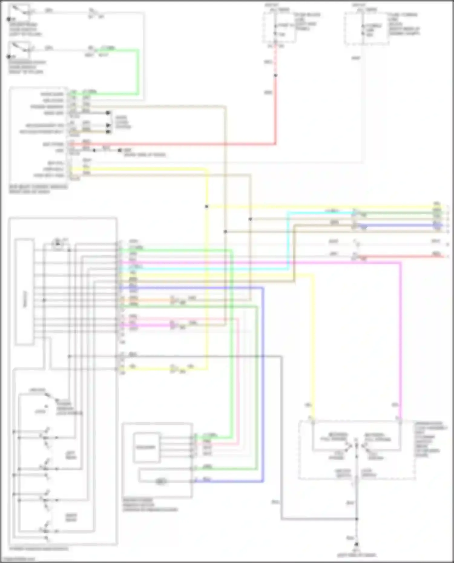 Wiring diagram full full stroke stroke for Infiniti FX50 II facelift (2011-2013) (1 of 1)