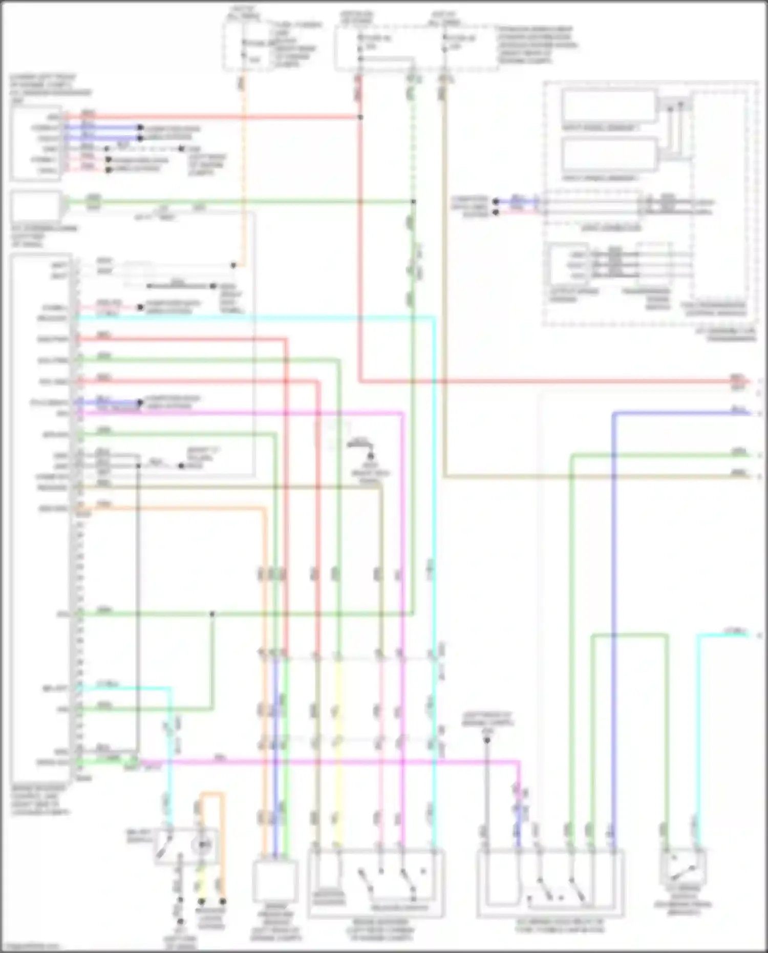 Wiring diagram grn for Infiniti FX50 II facelift (2011-2013) (75 of 97)