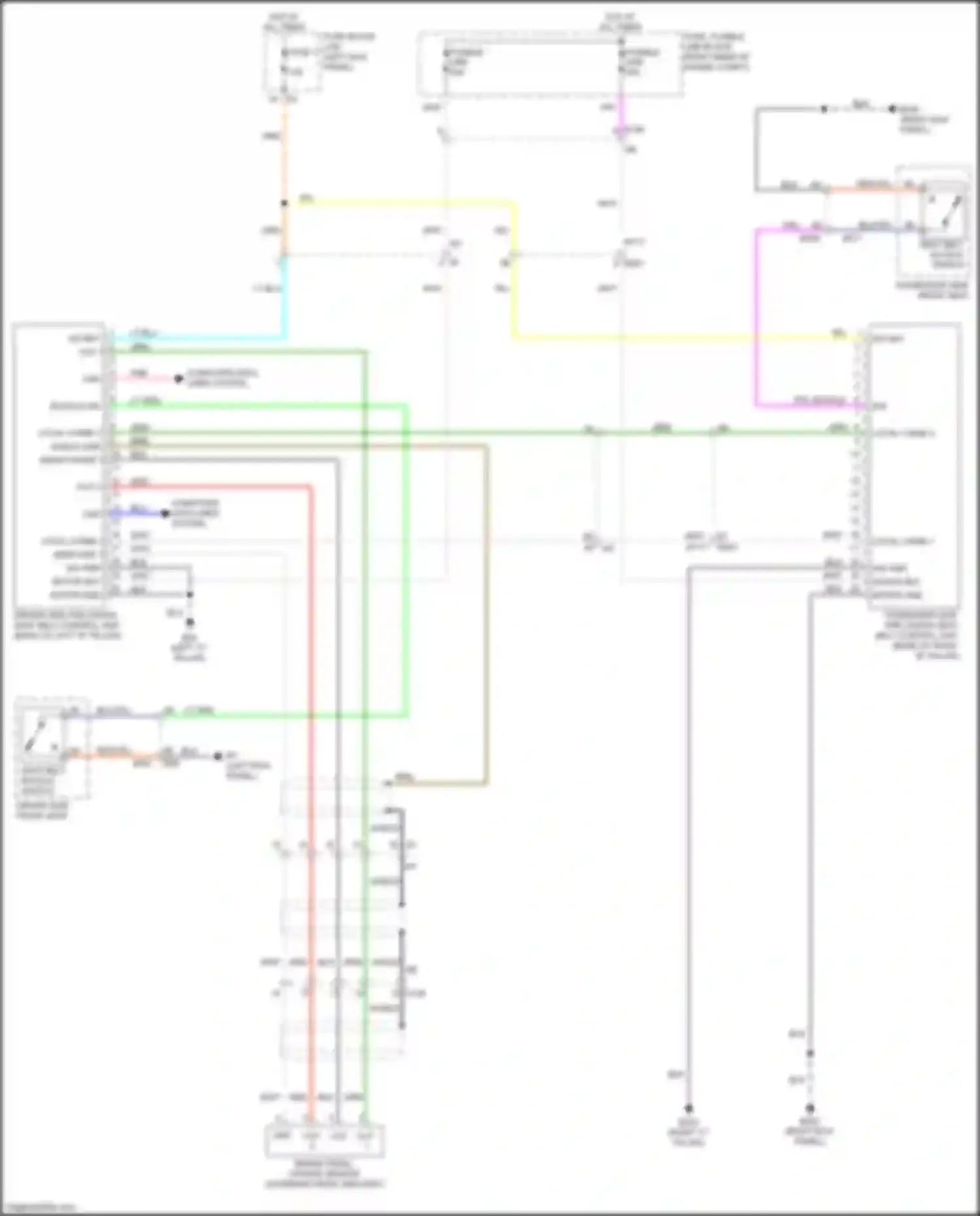 Wiring diagram out 1 - for Infiniti FX50 II facelift (2011-2013) (1 of 1)