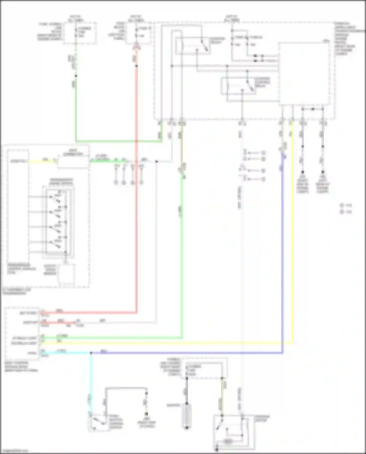 Wiring diagram output speed sensor for Infiniti FX50 II facelift (2011-2013) (4 of 4)