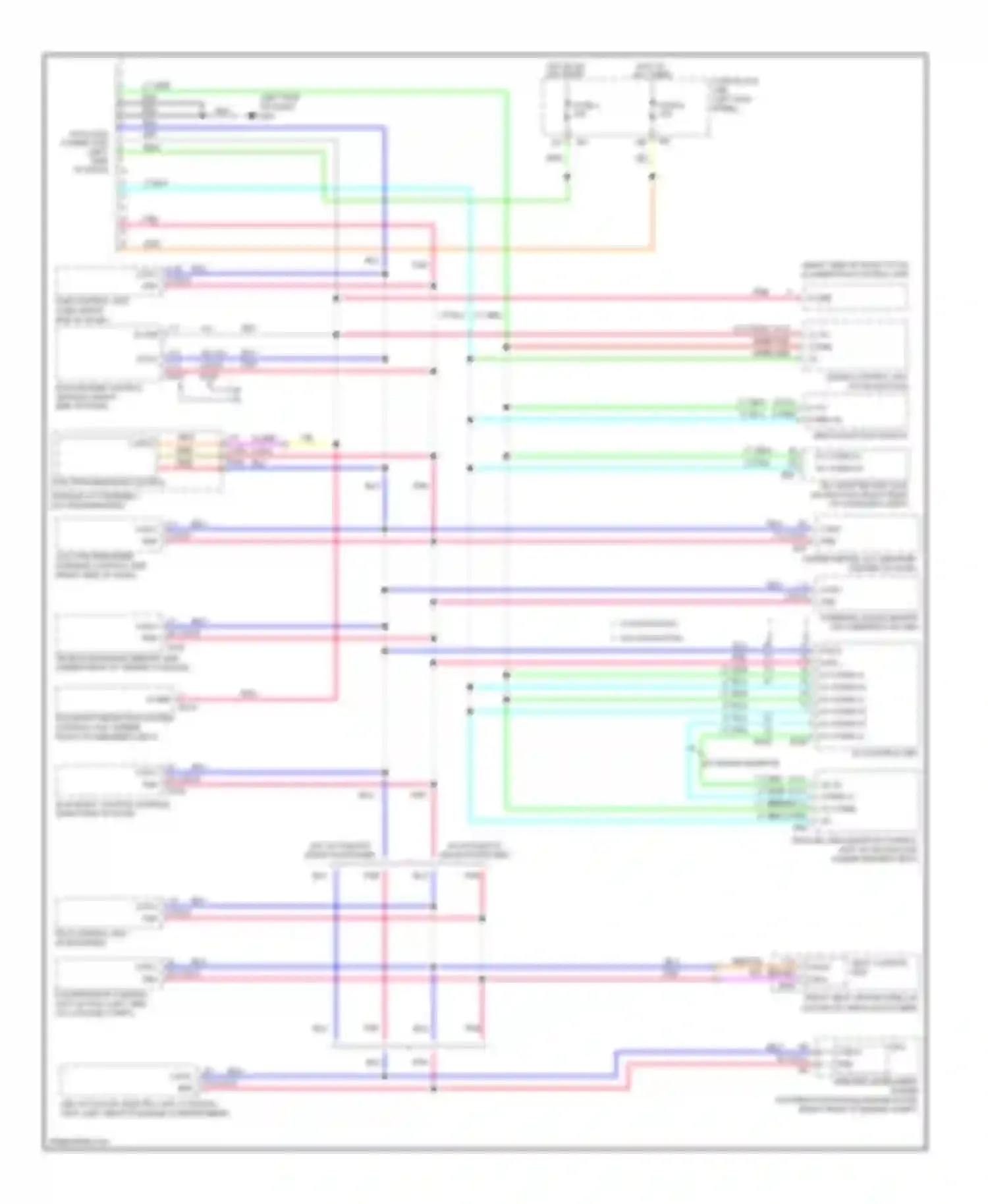 FX50 Infiniti II (2008-2012): Computer data lines circuit, without active afs
