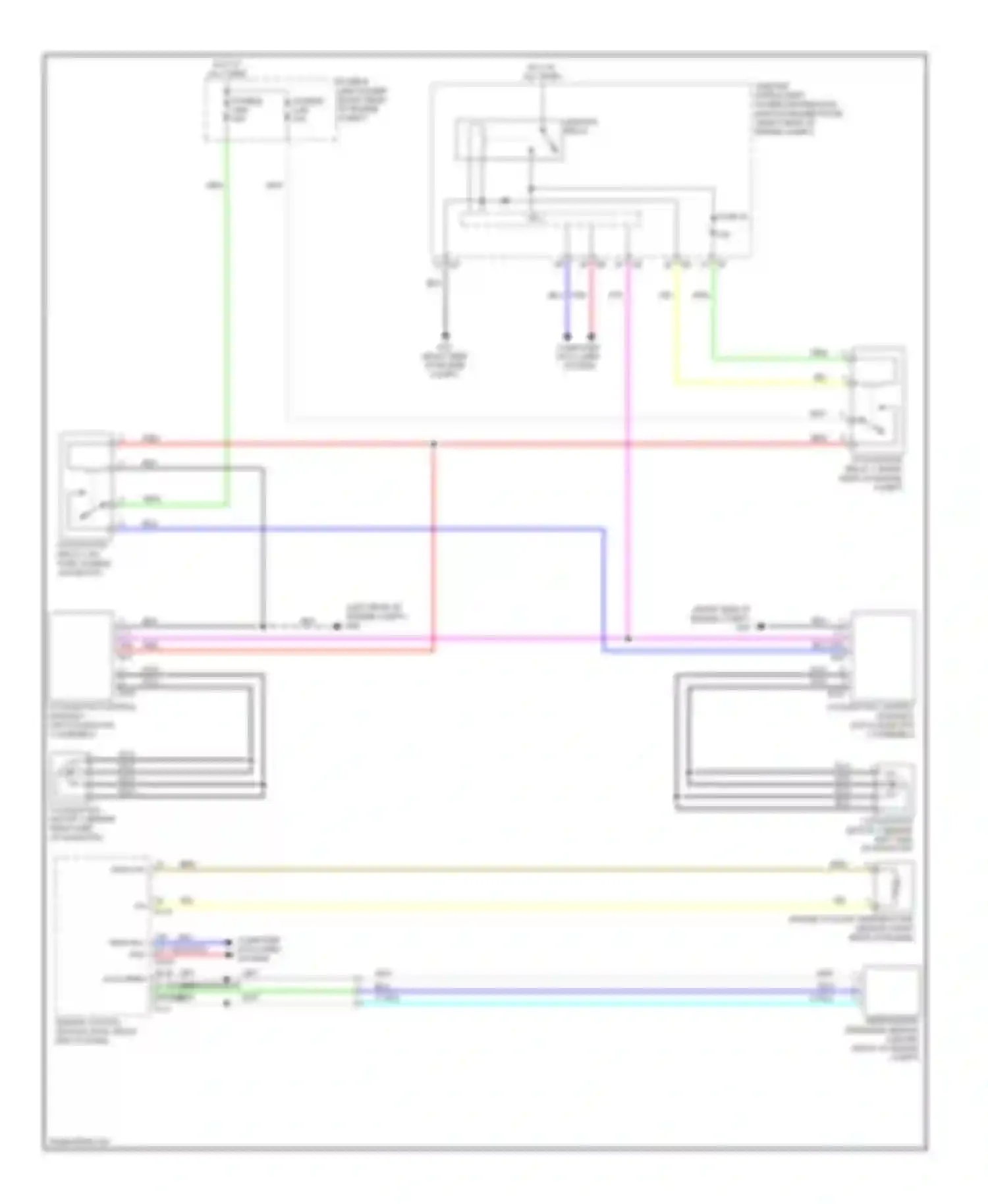 FX50 Infiniti II (2008-2012): Cooling fan circuit
