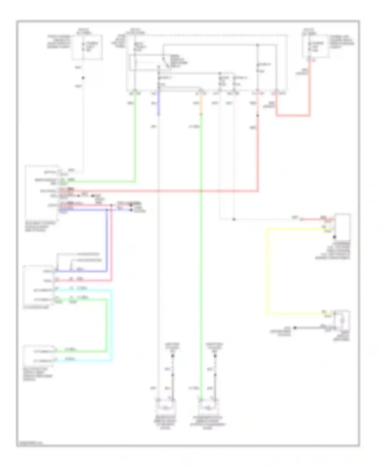 FX50 Infiniti II (2008-2012): Defoggers circuit